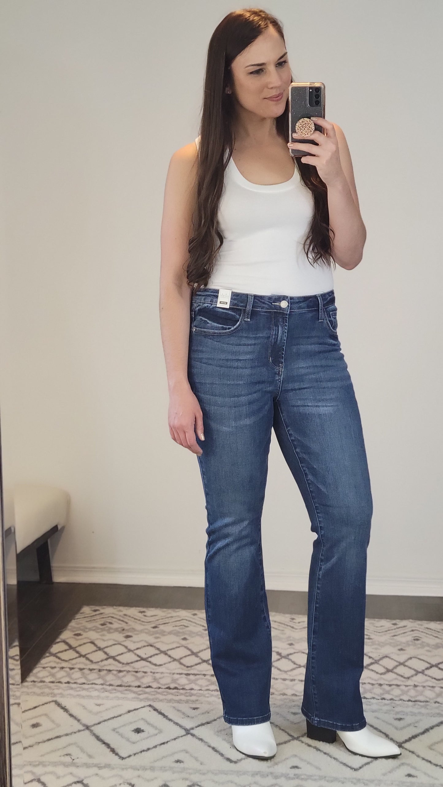 Judy Blue Mid Rise Non Distressed Classic Bootcut “Jody”