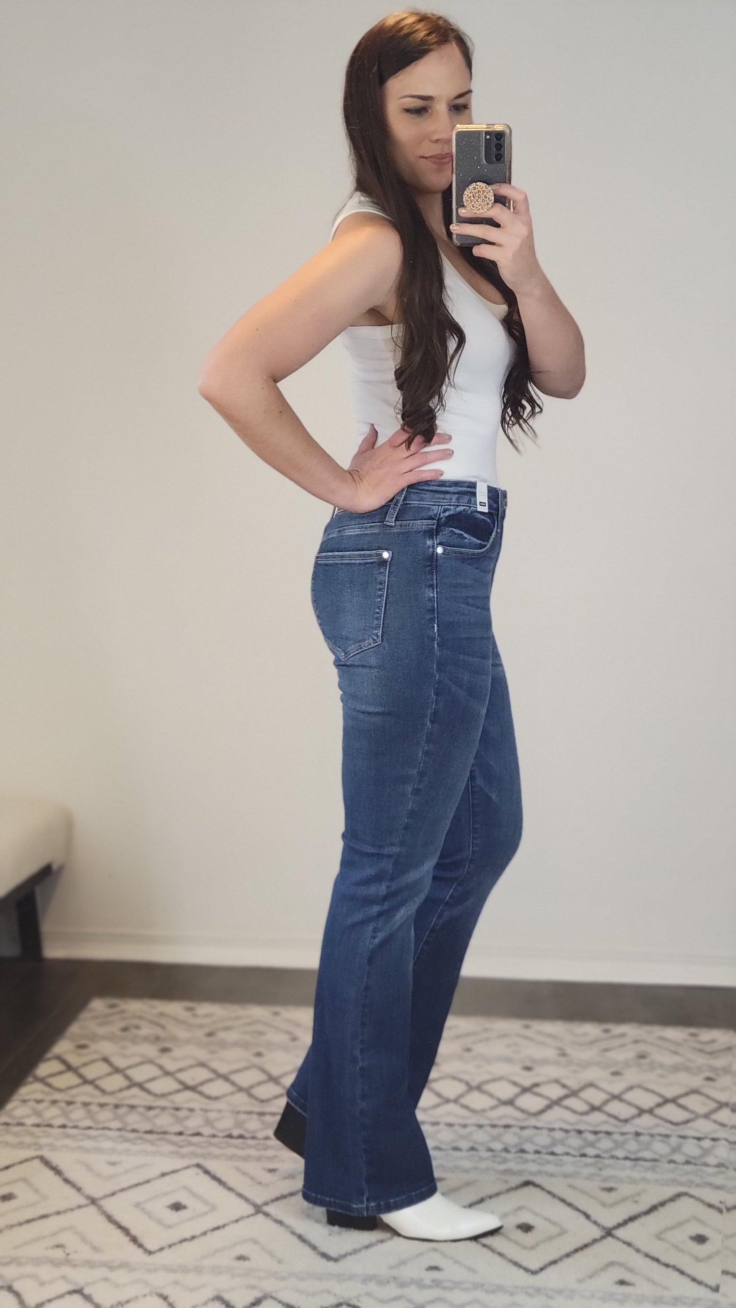 Judy Blue Mid Rise Non Distressed Classic Bootcut “Jody”