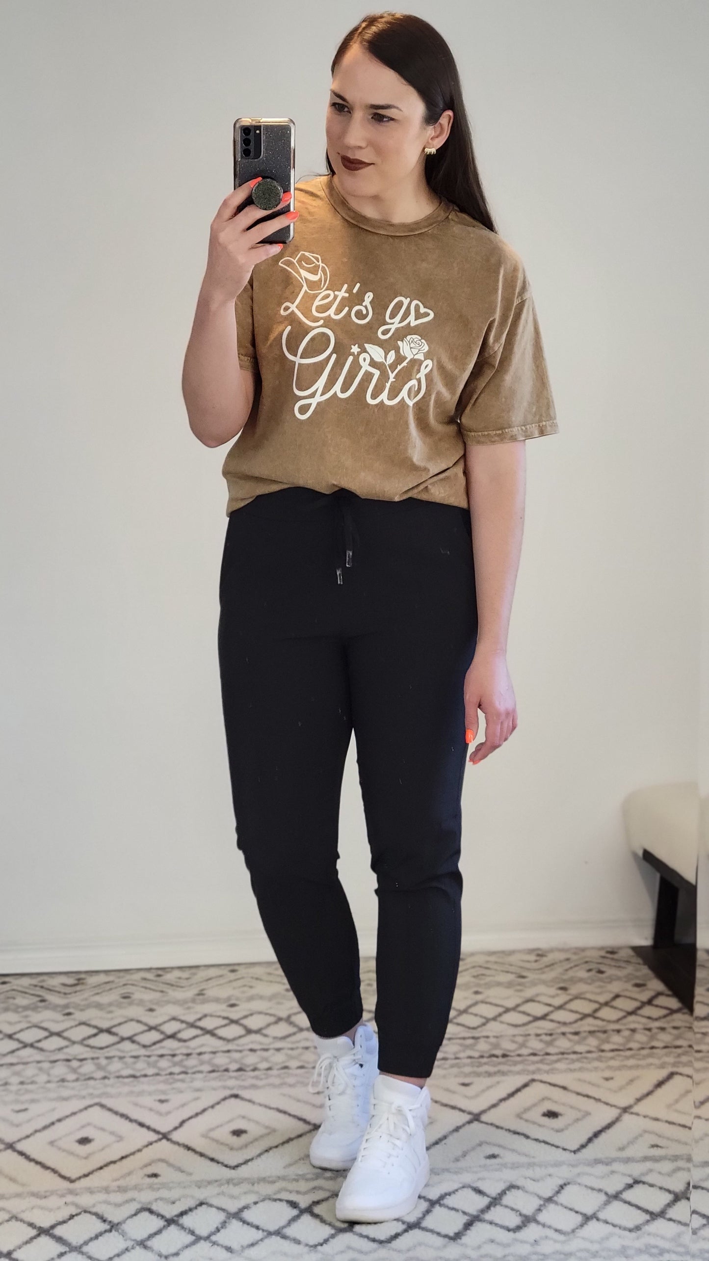 Toast Mineral Wash Let’s Go Girls Graphic Tee "Jo"