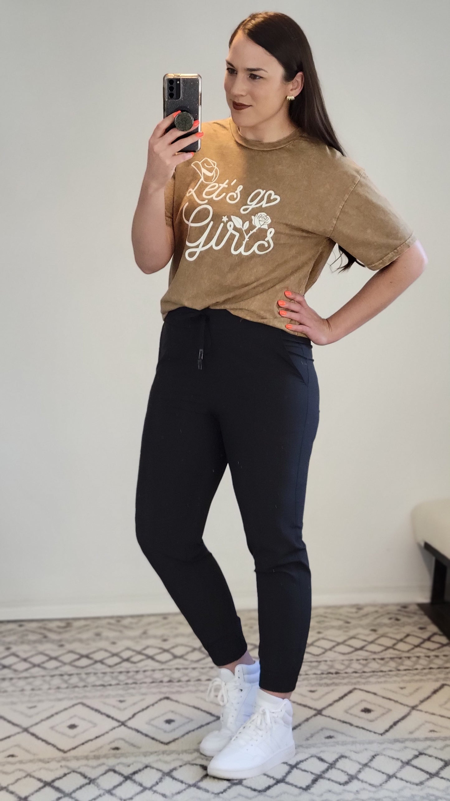 Toast Mineral Wash Let’s Go Girls Graphic Tee "Jo"