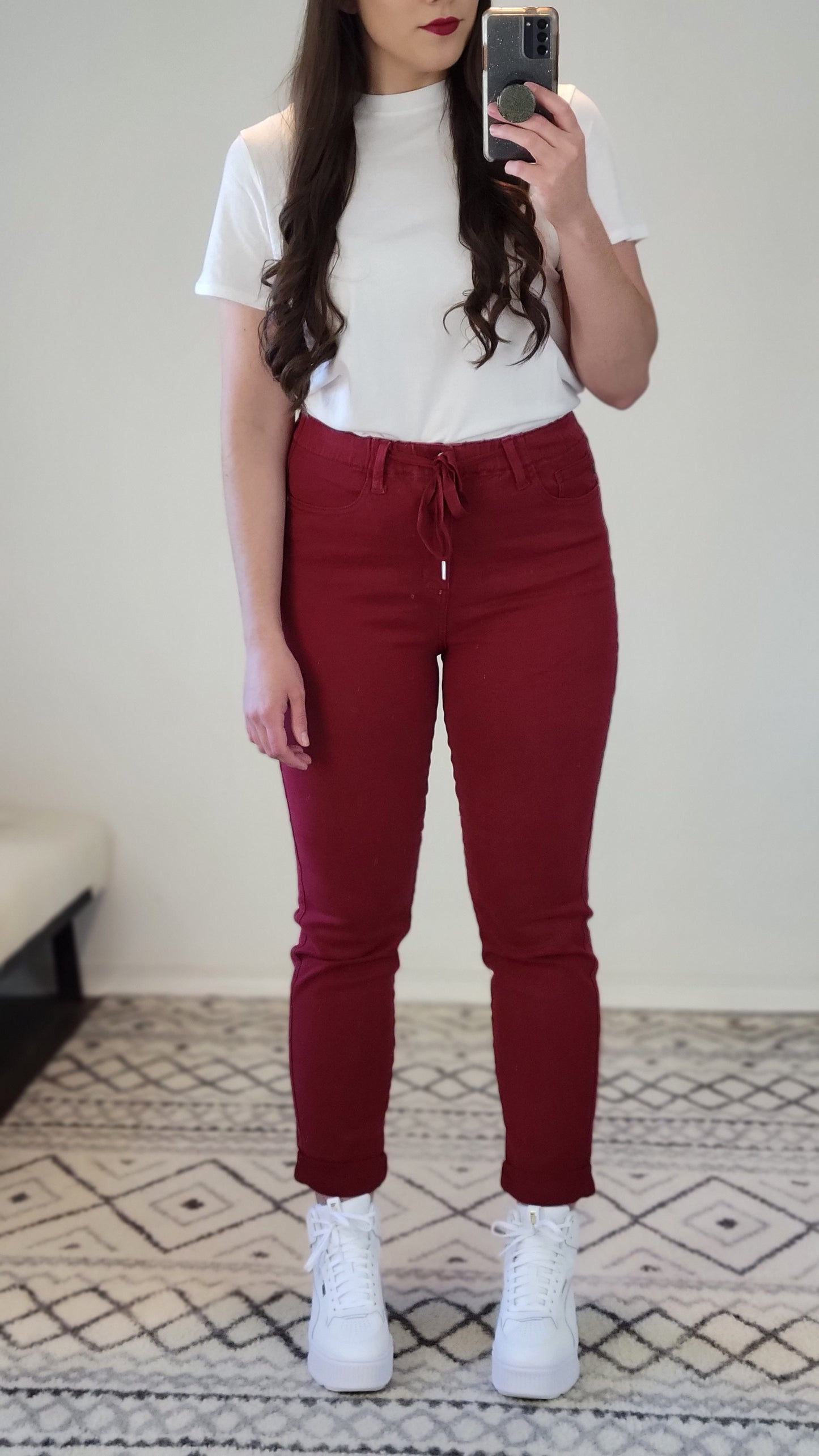 Judy Blue Scarlet High Rise Denim Jogger "Buffy"