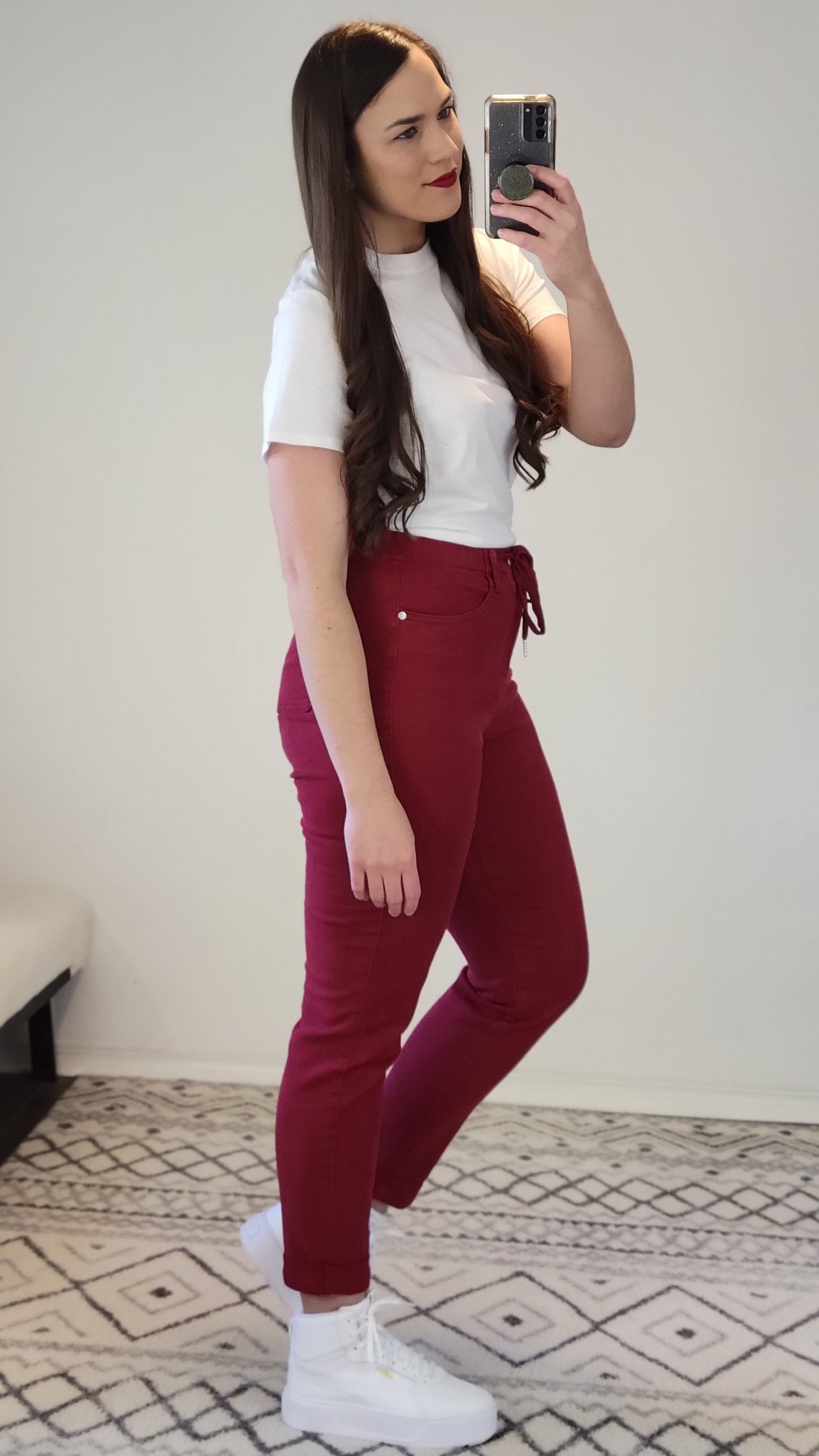 Judy Blue Scarlet High Rise Denim Jogger "Buffy"