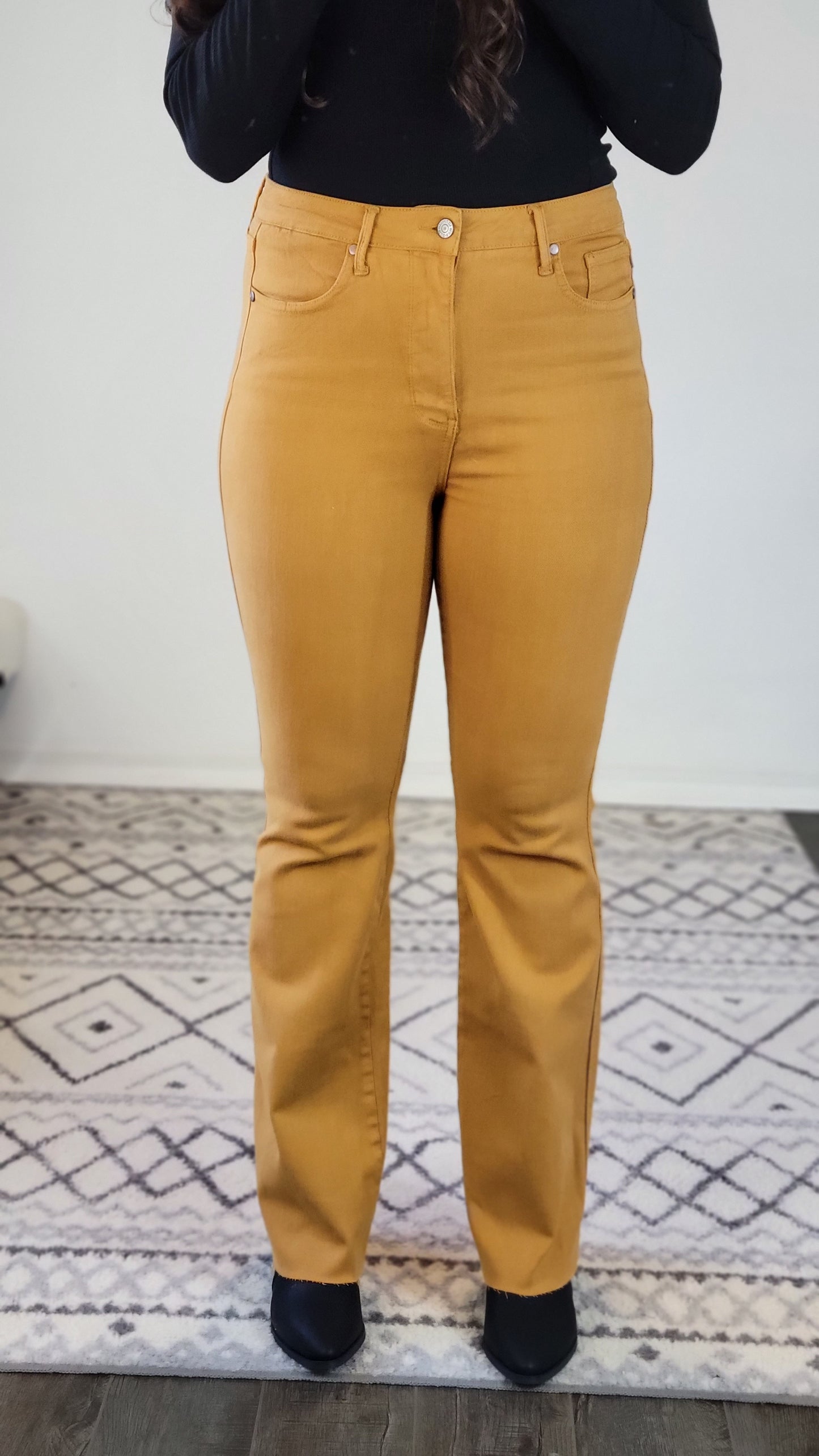 Marigold Judy Blue High Waist Tummy Control Flare "Gracie"