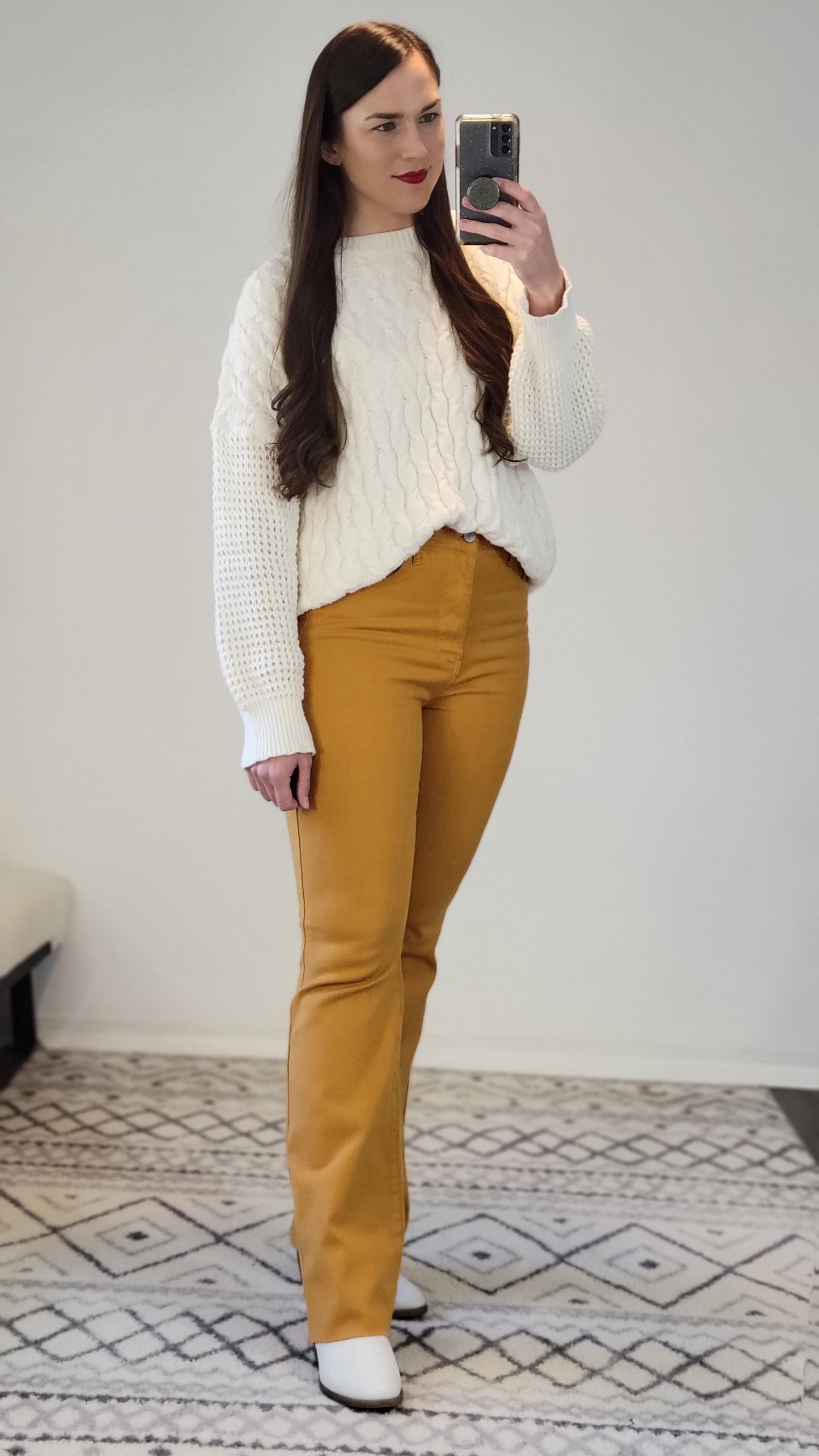 Marigold Judy Blue High Waist Tummy Control Flare "Gracie"