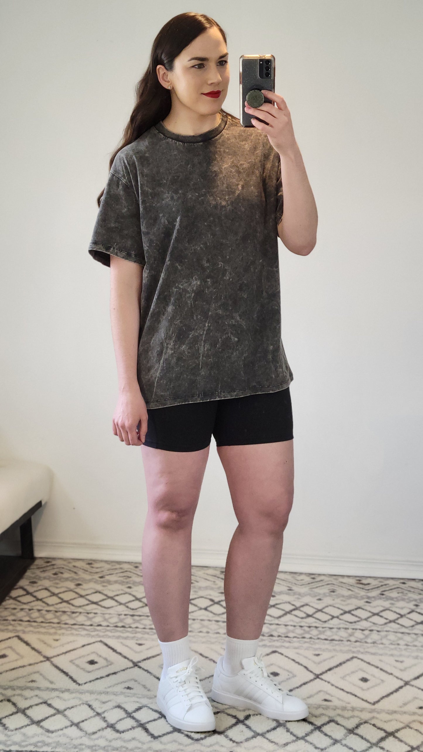 Black Buttersoft High Rise Biker Shorts 6" with Pockets “Jill” (S)