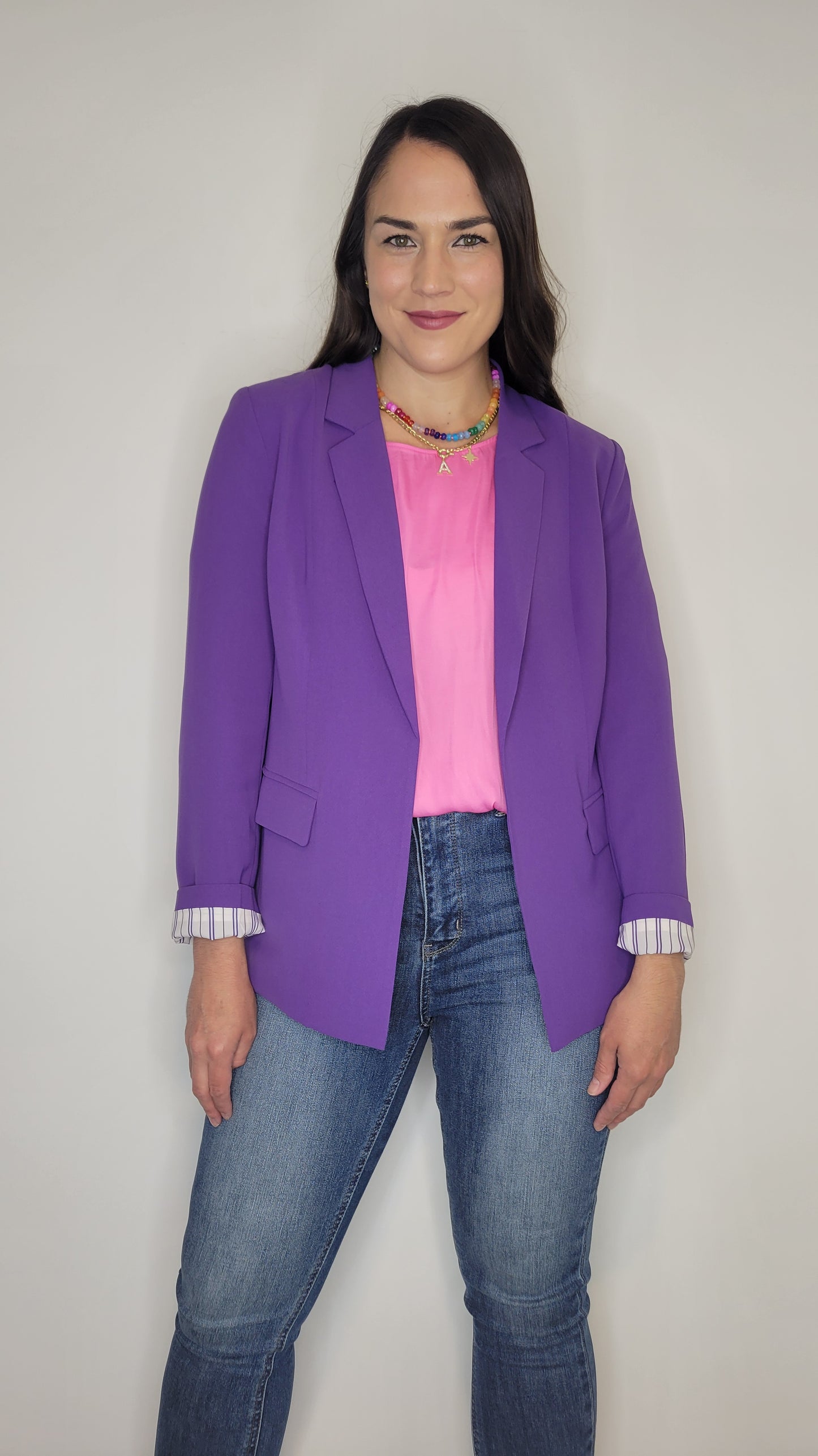 Purple 'Queen' Classic Blazer “Jasmine”