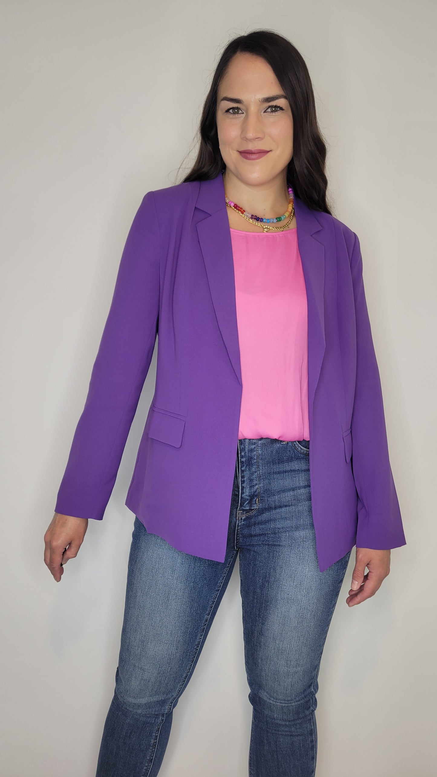Purple 'Queen' Classic Blazer “Jasmine”