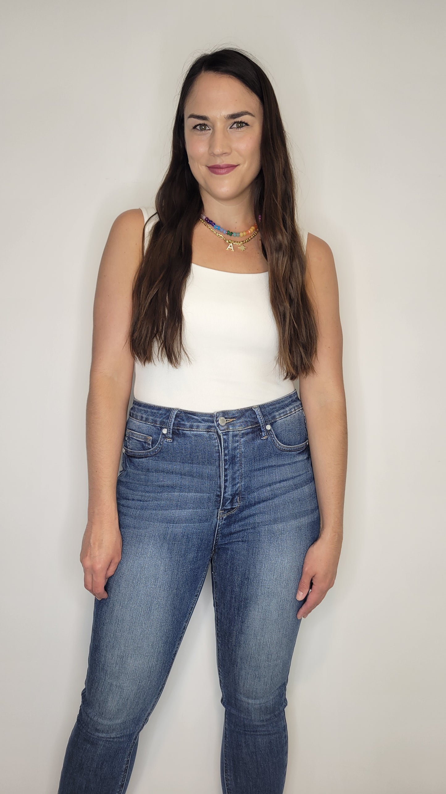 Judy Blue Tummy Control High Rise Medium Wash Classic Skinny “Elsa”