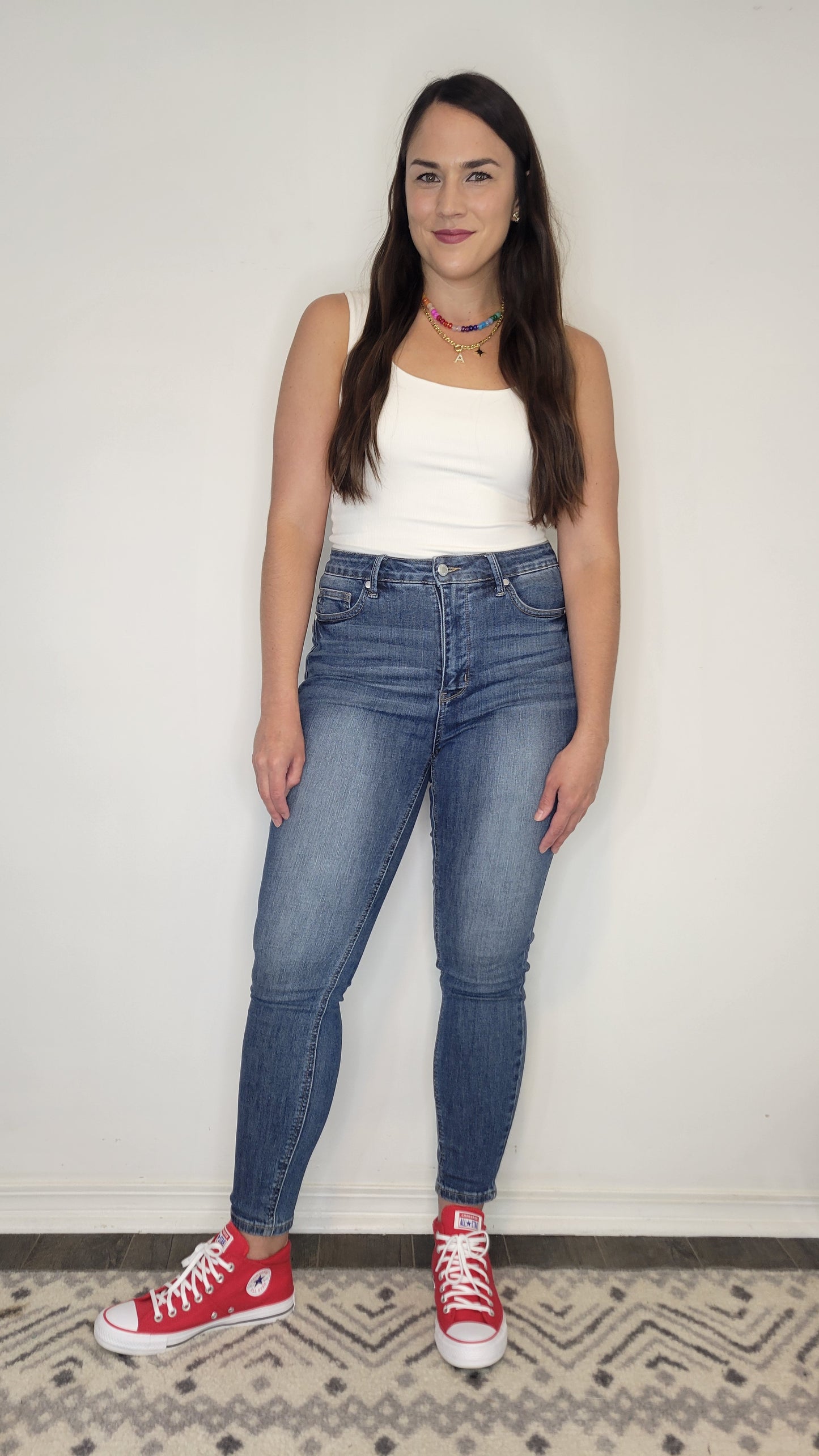 Judy Blue Tummy Control High Rise Medium Wash Classic Skinny “Elsa”