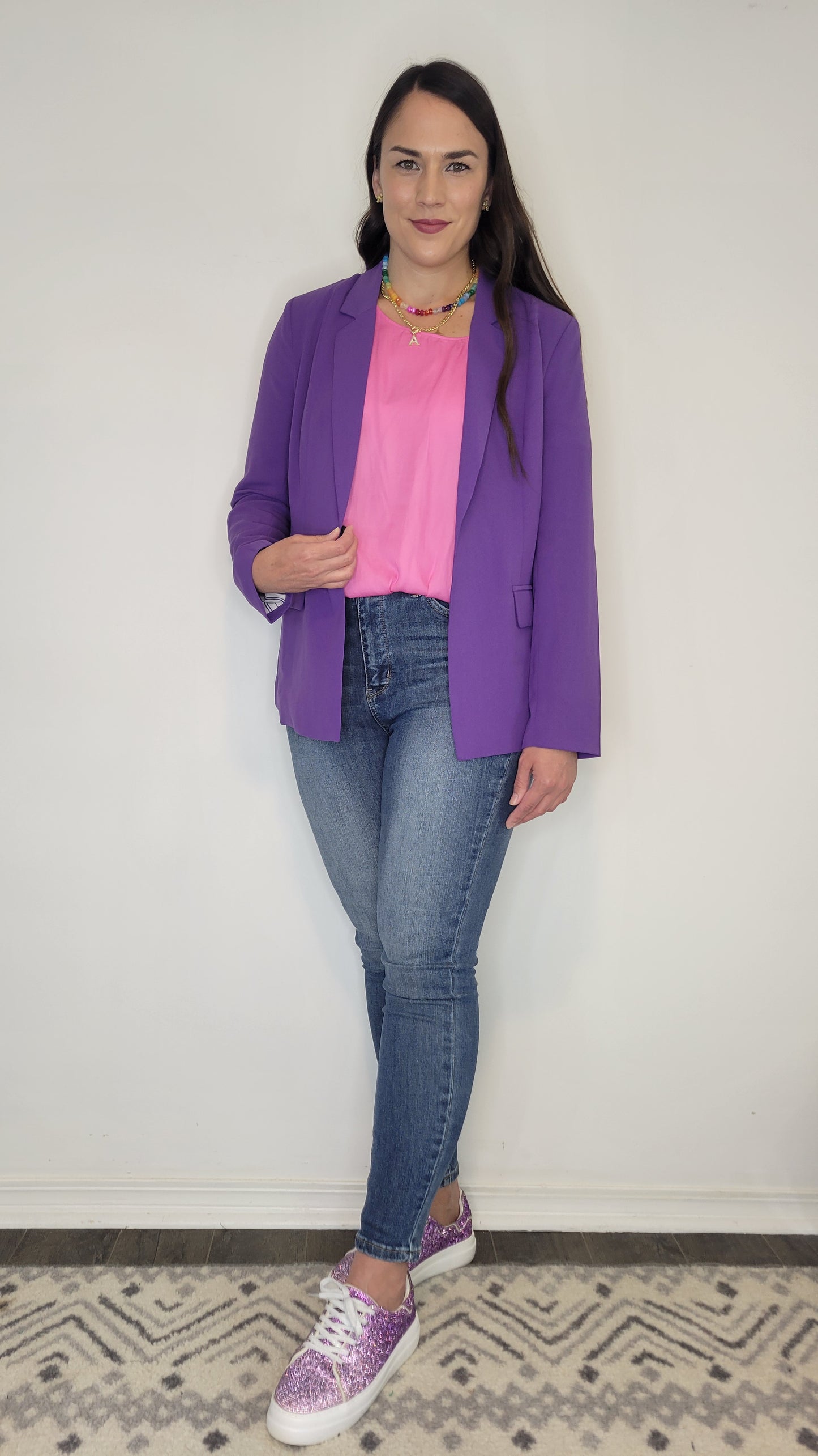 Purple 'Queen' Classic Blazer “Jasmine”