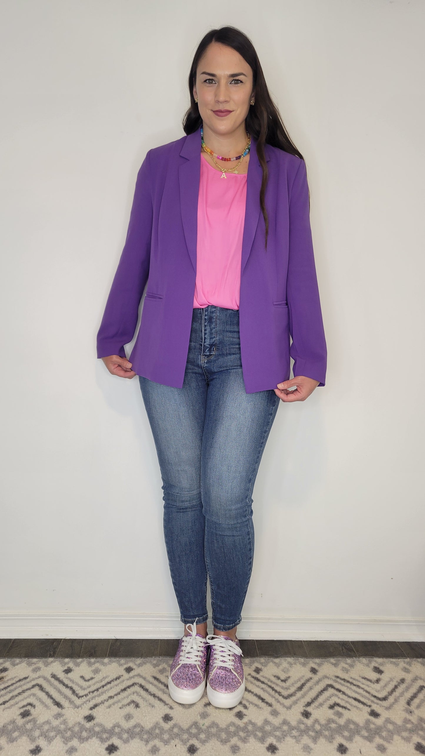 Purple 'Queen' Classic Blazer “Jasmine”