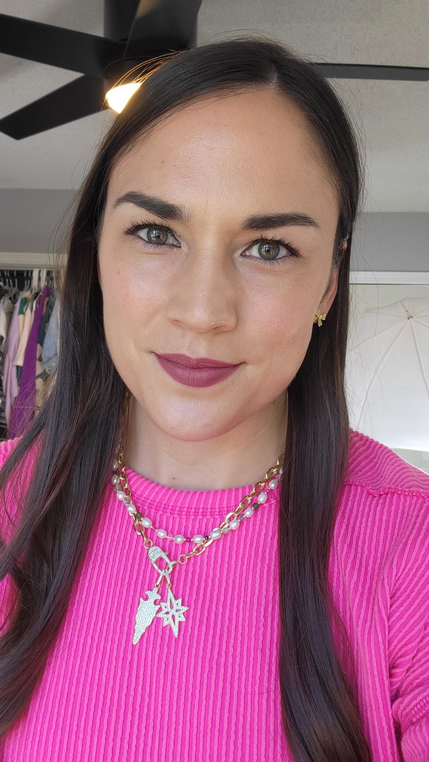 Pearl Girl Gemstone Necklace