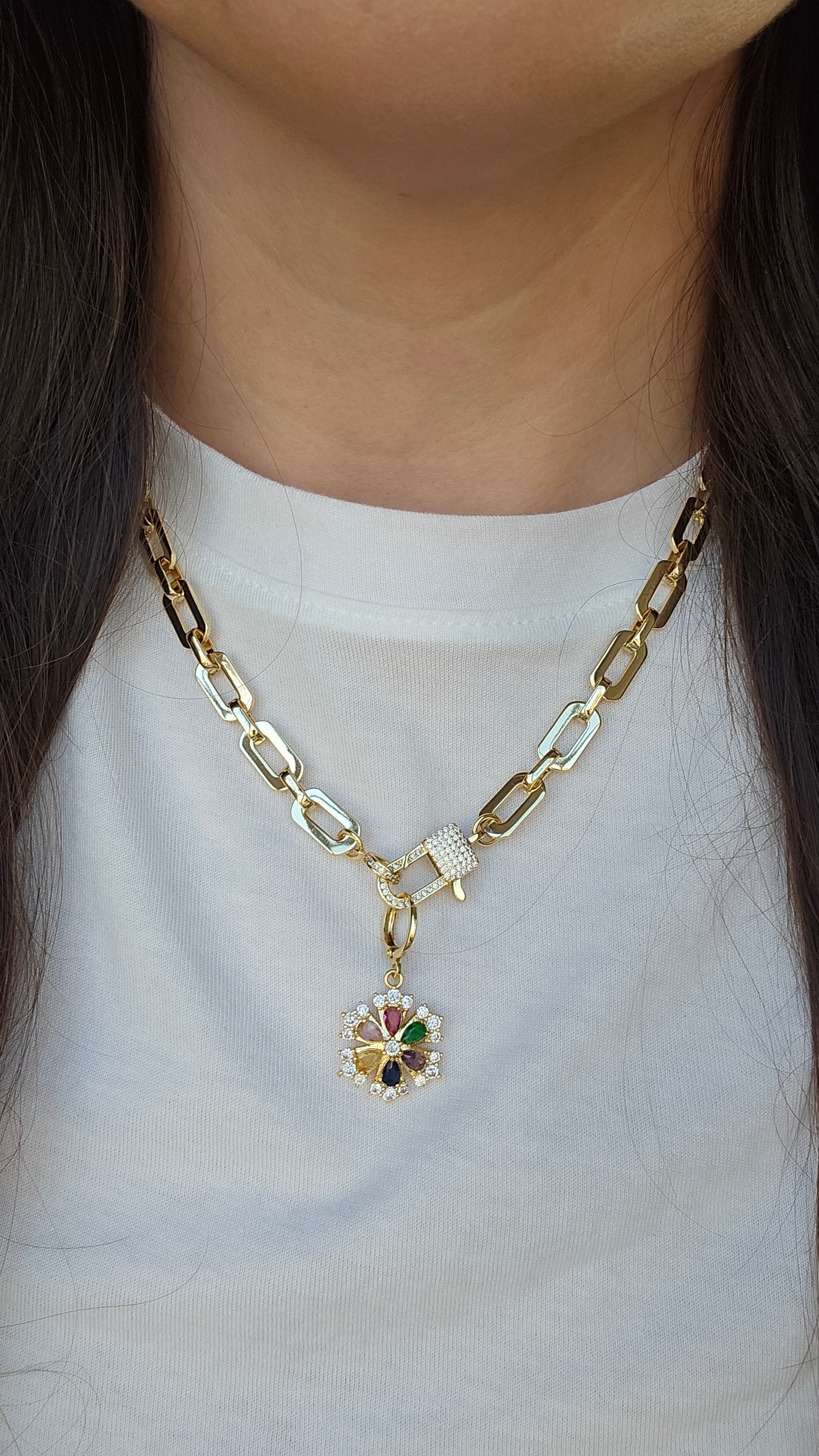 Radiant Adeline Flower Charm