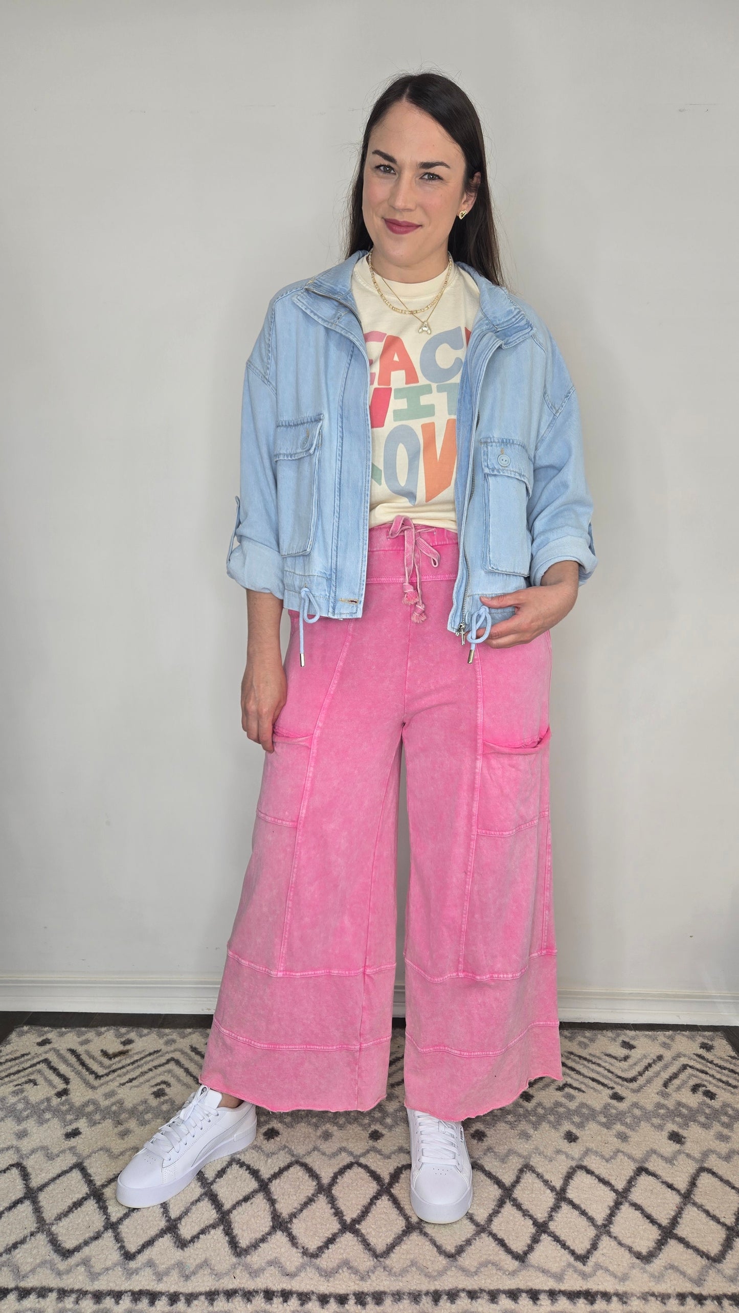 Teach With Love Heart Graphic Tee "Val"