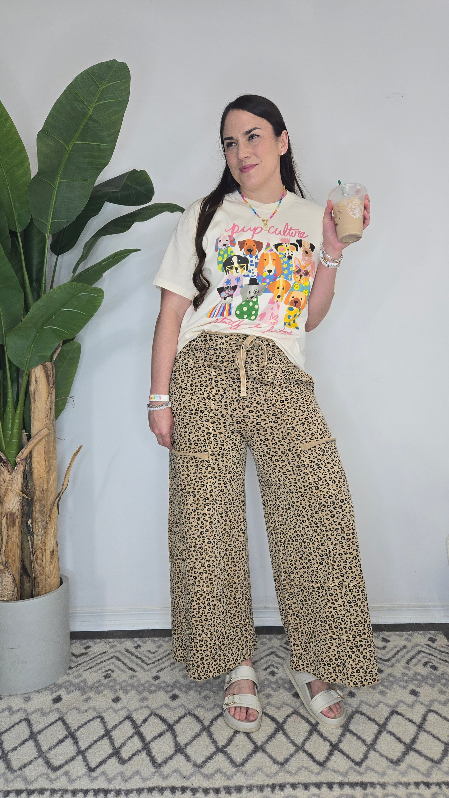 Literally So Fetch Colorful Dog Graphic Tee "Dally"