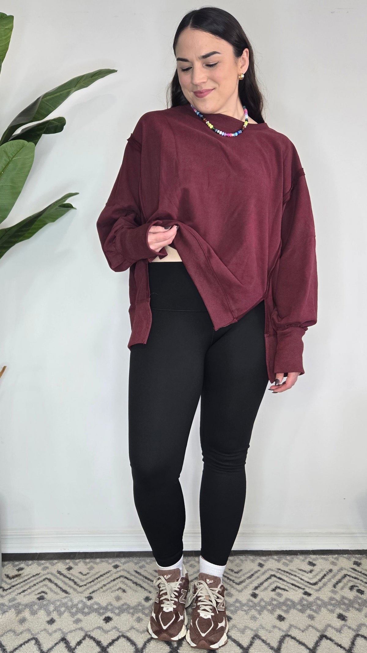 Onyx Fleece Leggings - Restock
