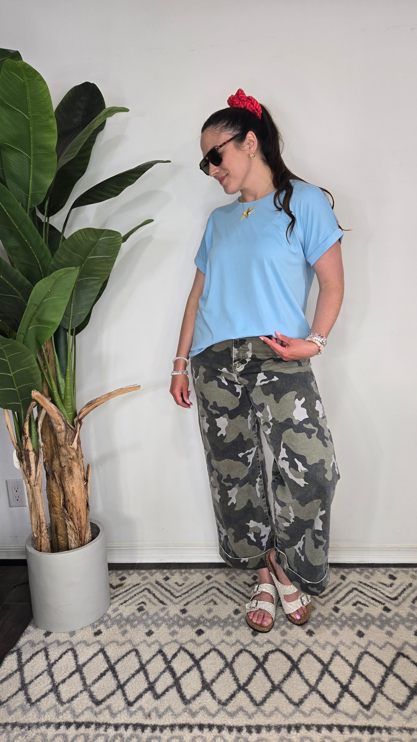 Saylor Essential Top - Sky Blue