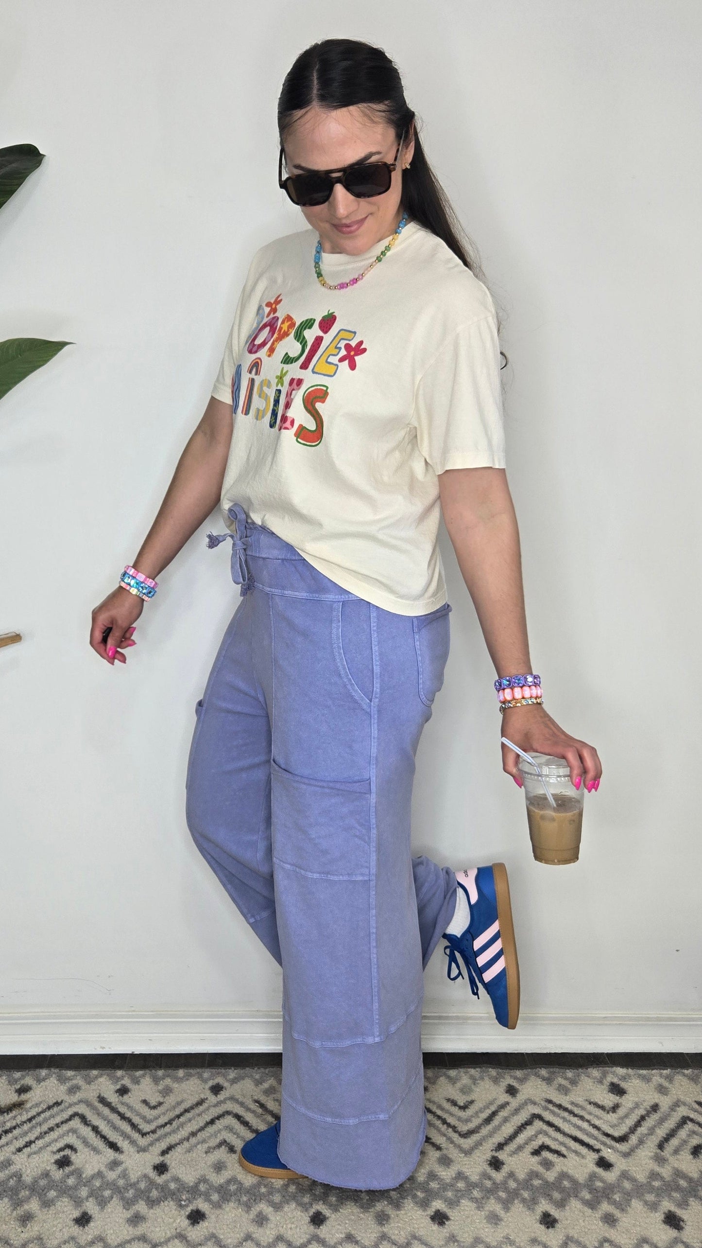 Aleyna Lifestyle Pants - Misty Blue
