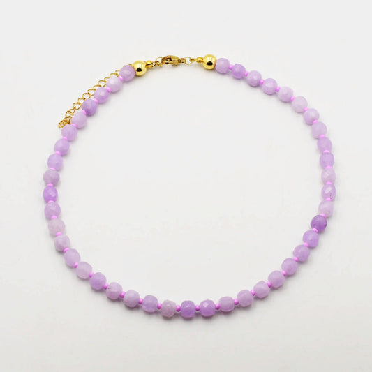 Lilac Gemstone Necklace