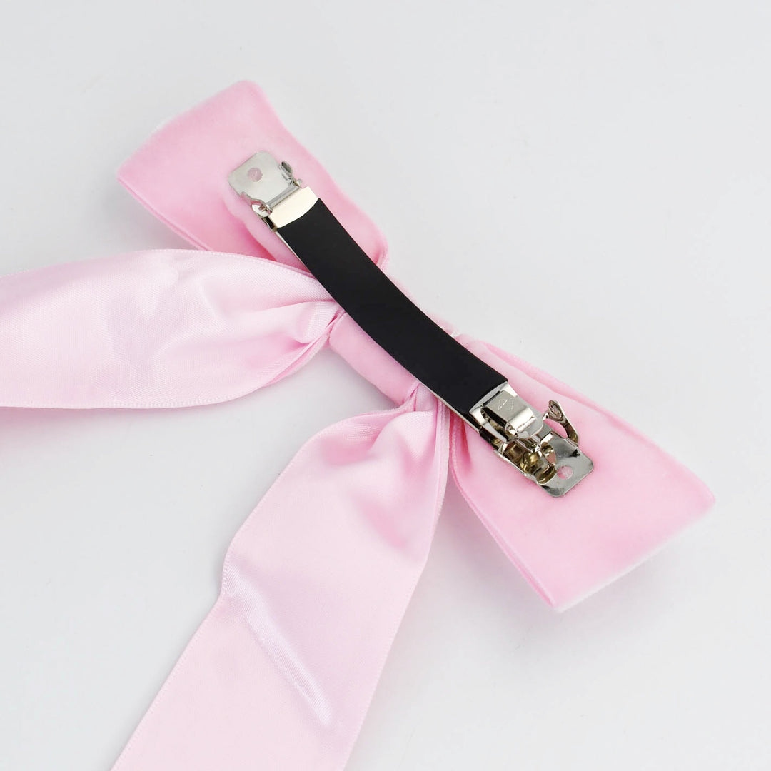Pink Bejeweled Bow