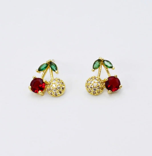 Cherry On Top Stud Earrings