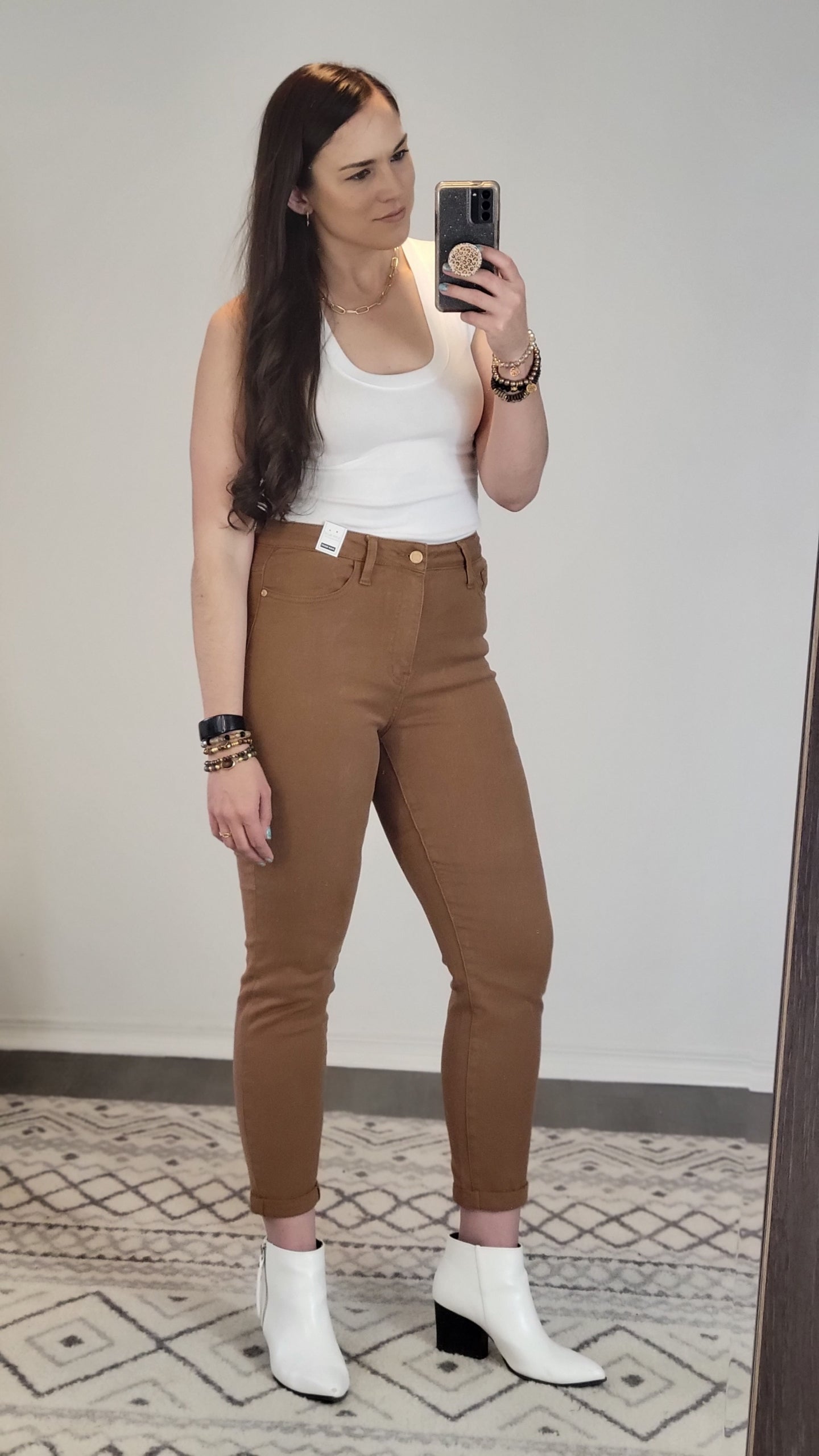 Judy Blue High Waist Brown Slim Fit “Carly” (16W)