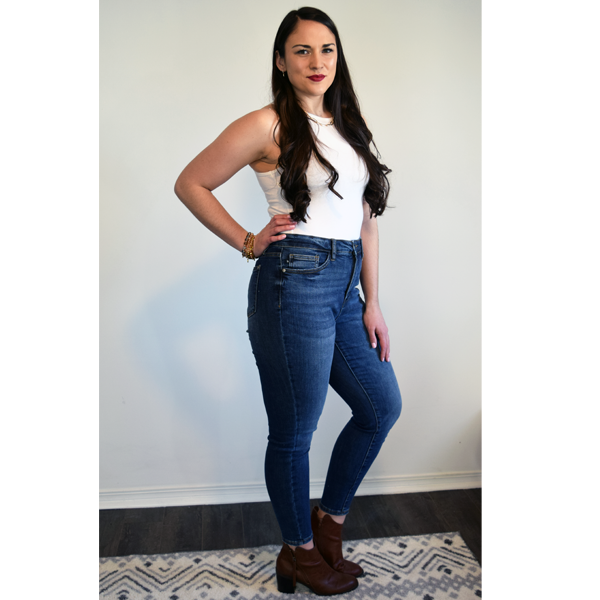 Judy Blue Bella High Rise Dark Skinny (1)