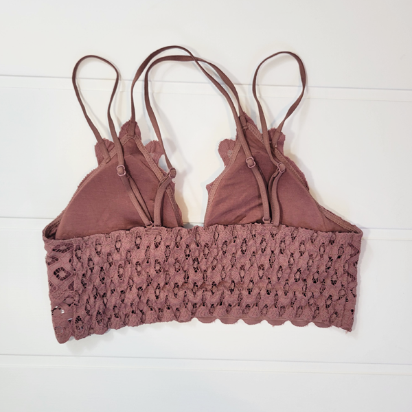 Mauve Bralette (S)(M)