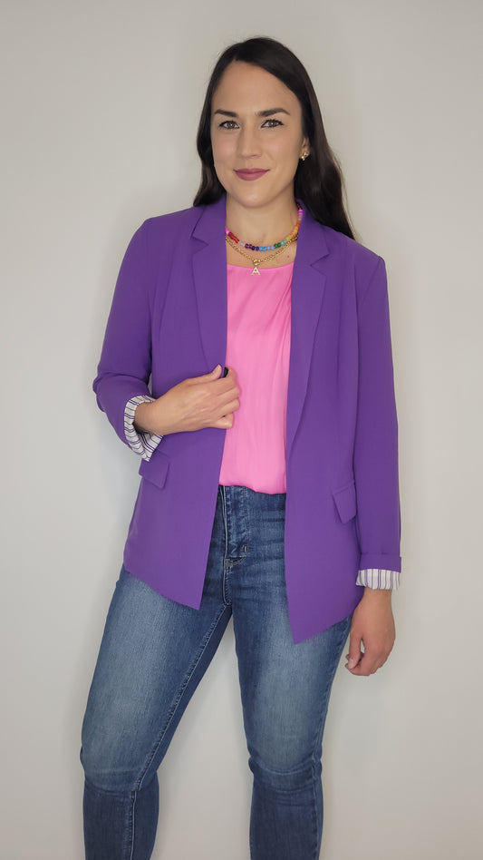 Purple 'Queen' Classic Blazer “Jasmine”