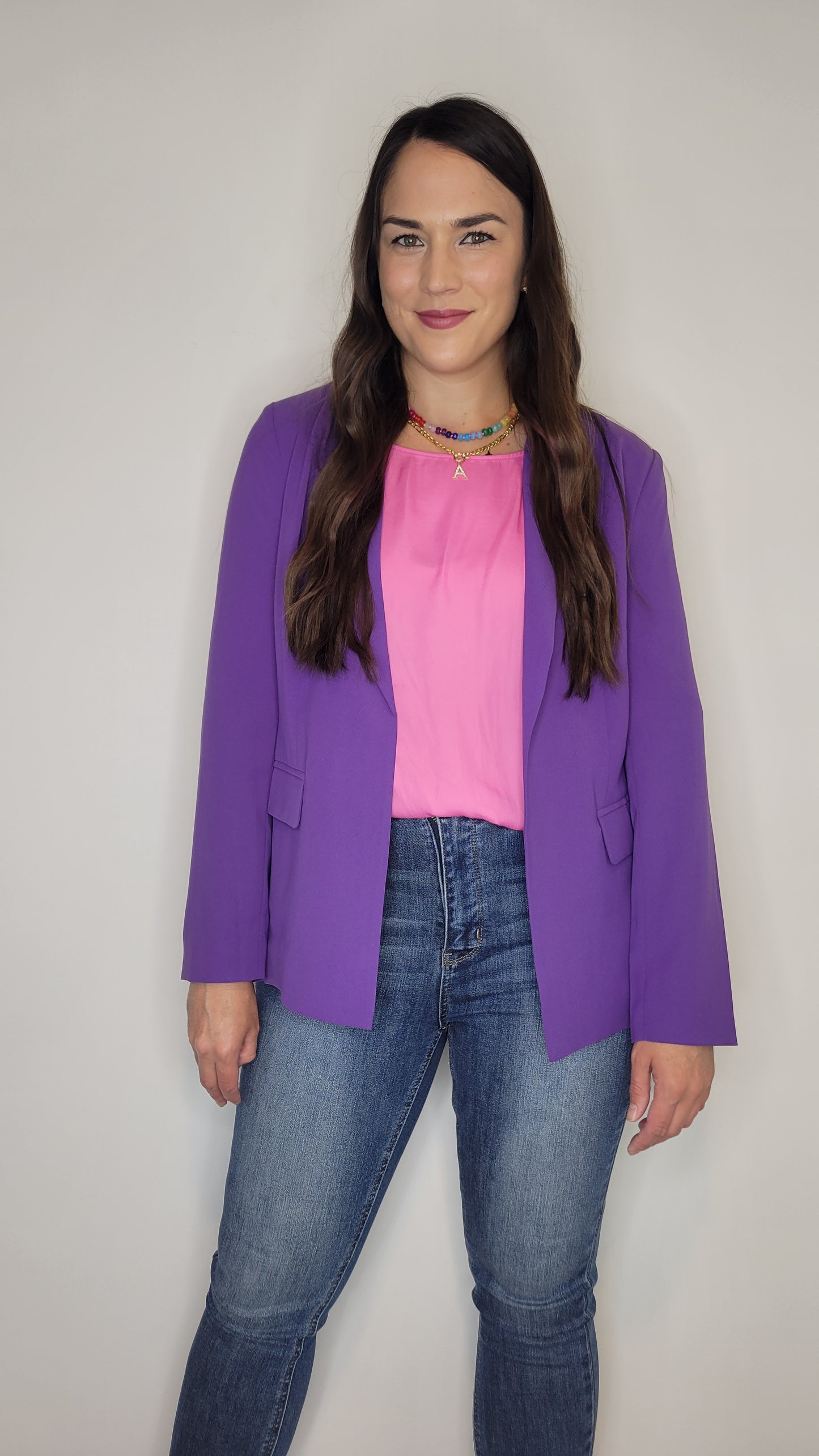 Purple 'Queen' Classic Blazer “Jasmine”