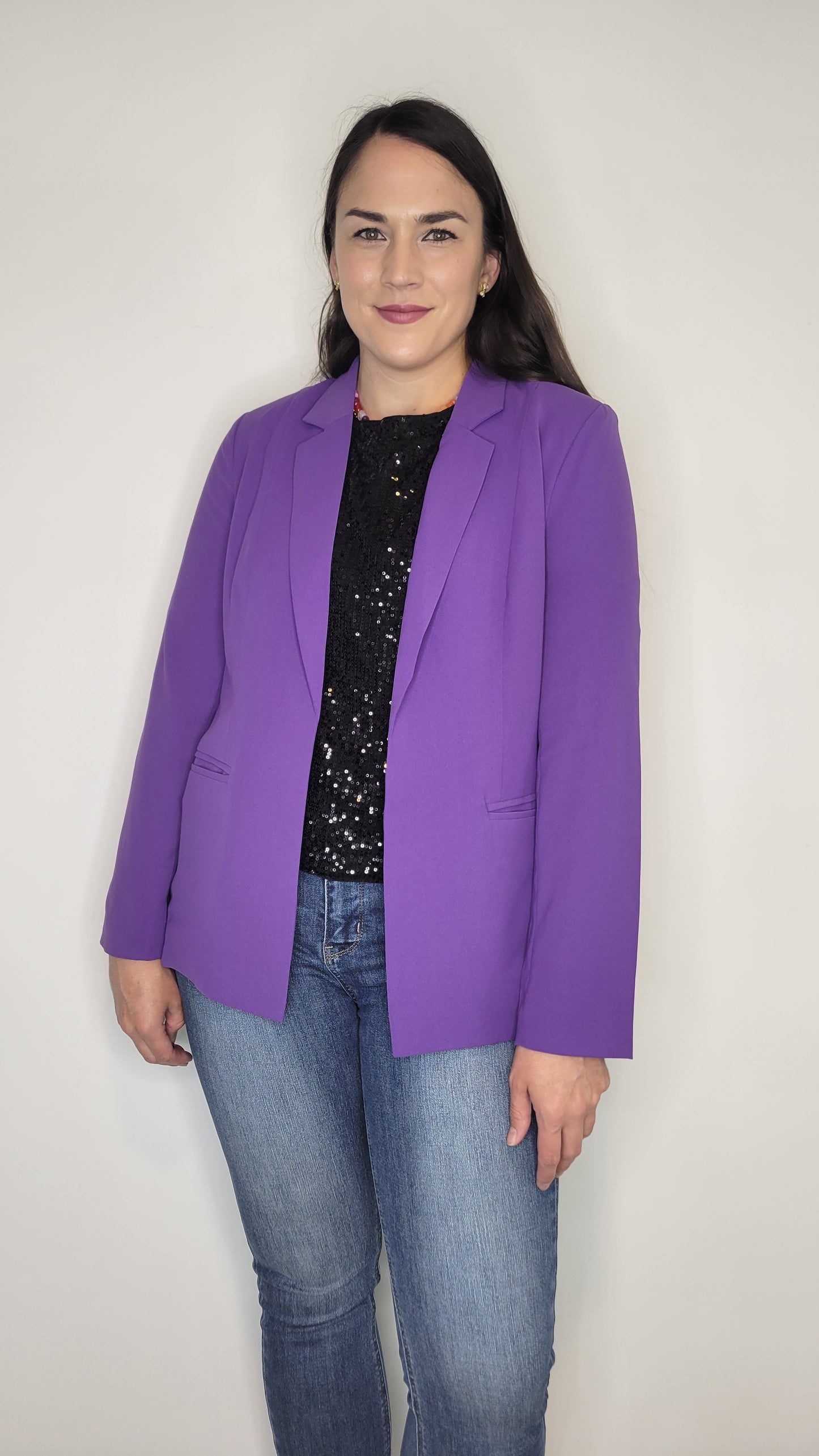 Purple 'Queen' Classic Blazer “Jasmine”