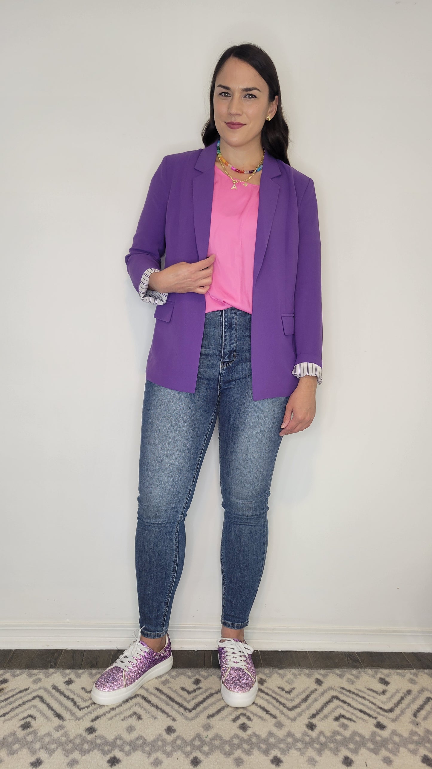 Purple 'Queen' Classic Blazer “Jasmine”