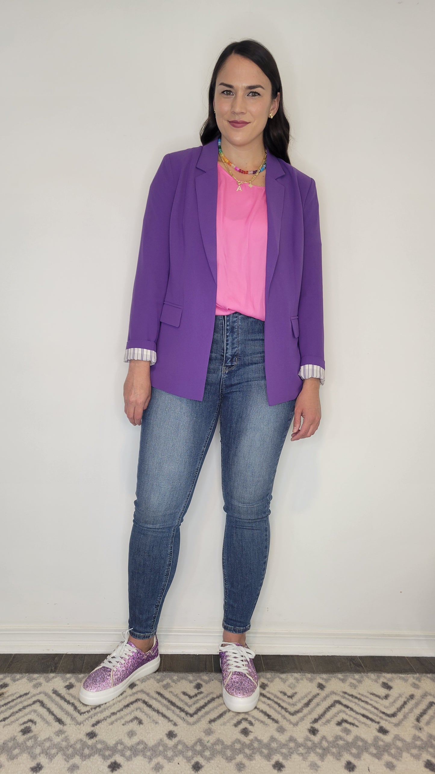 Purple 'Queen' Classic Blazer “Jasmine”