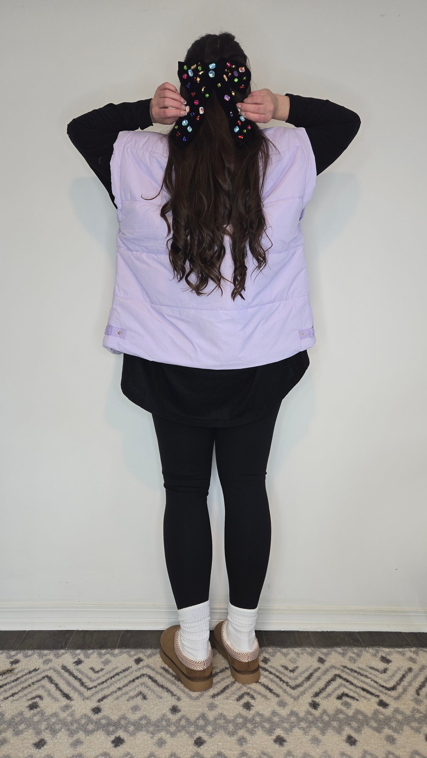 Lavender Puffer Vest "Madisyn"