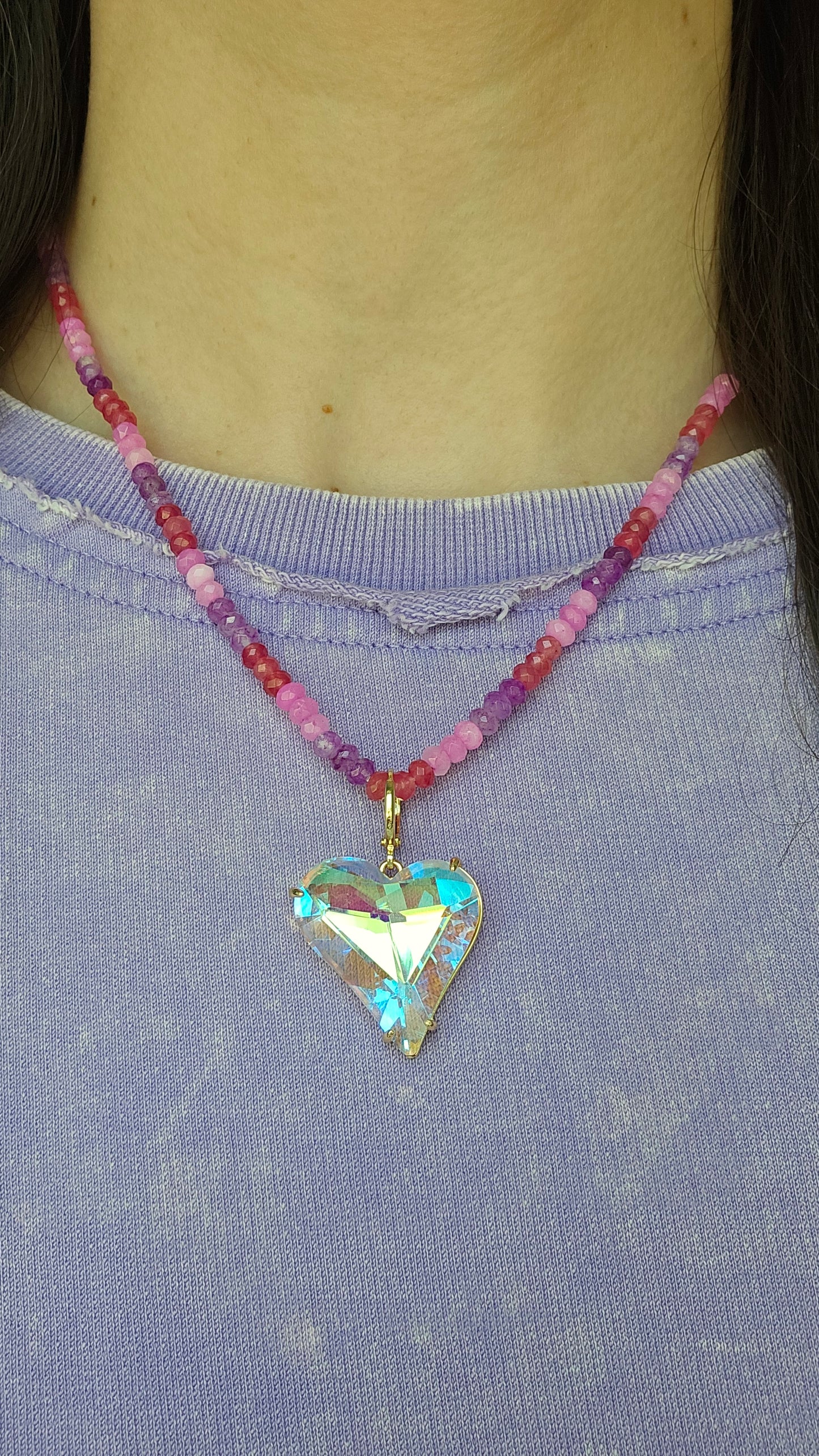 Sweet Dainty Gemstone Necklace