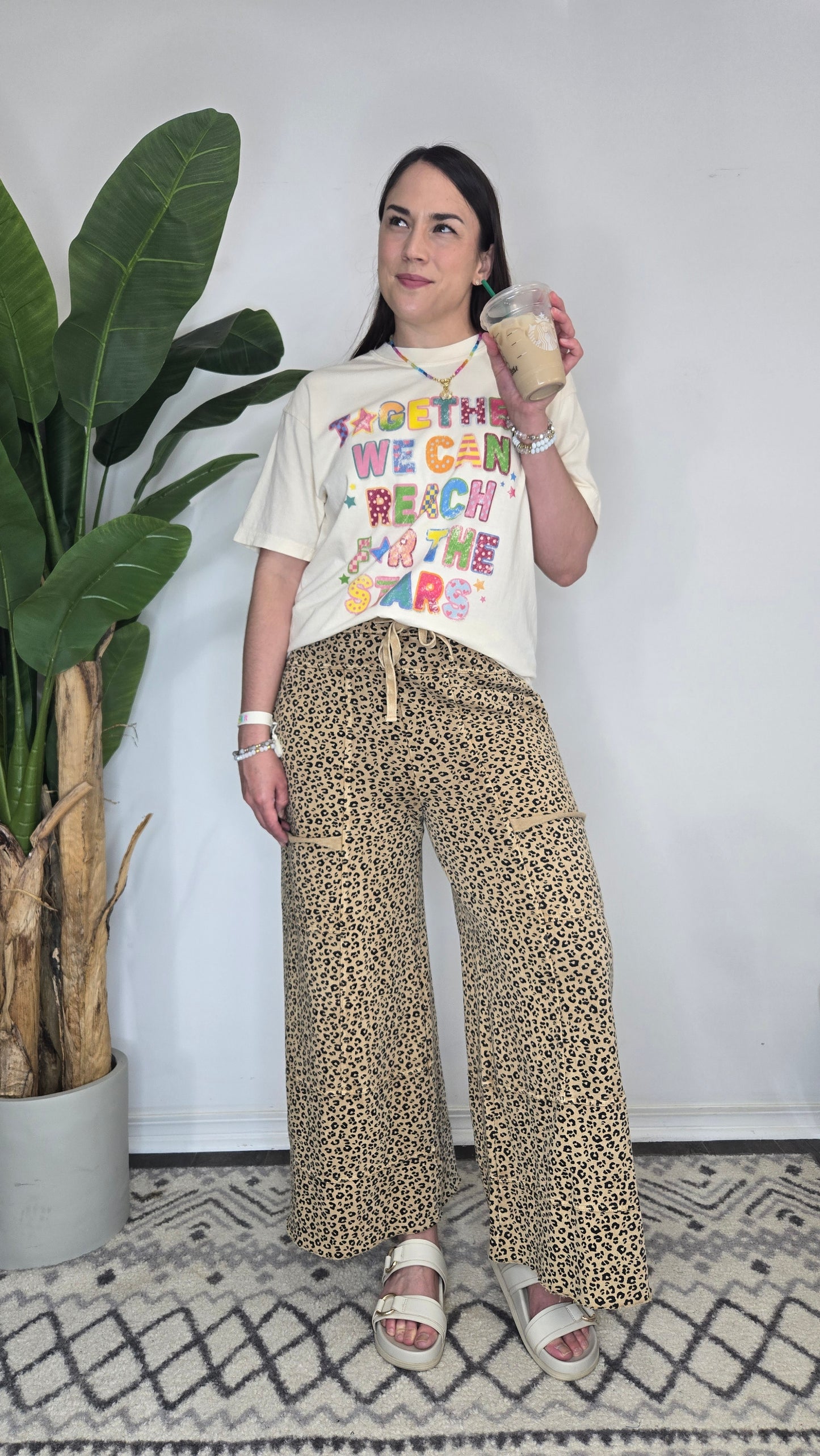 Together We Can Reach for the Stars Colorful Graphic Tee "Morgan"