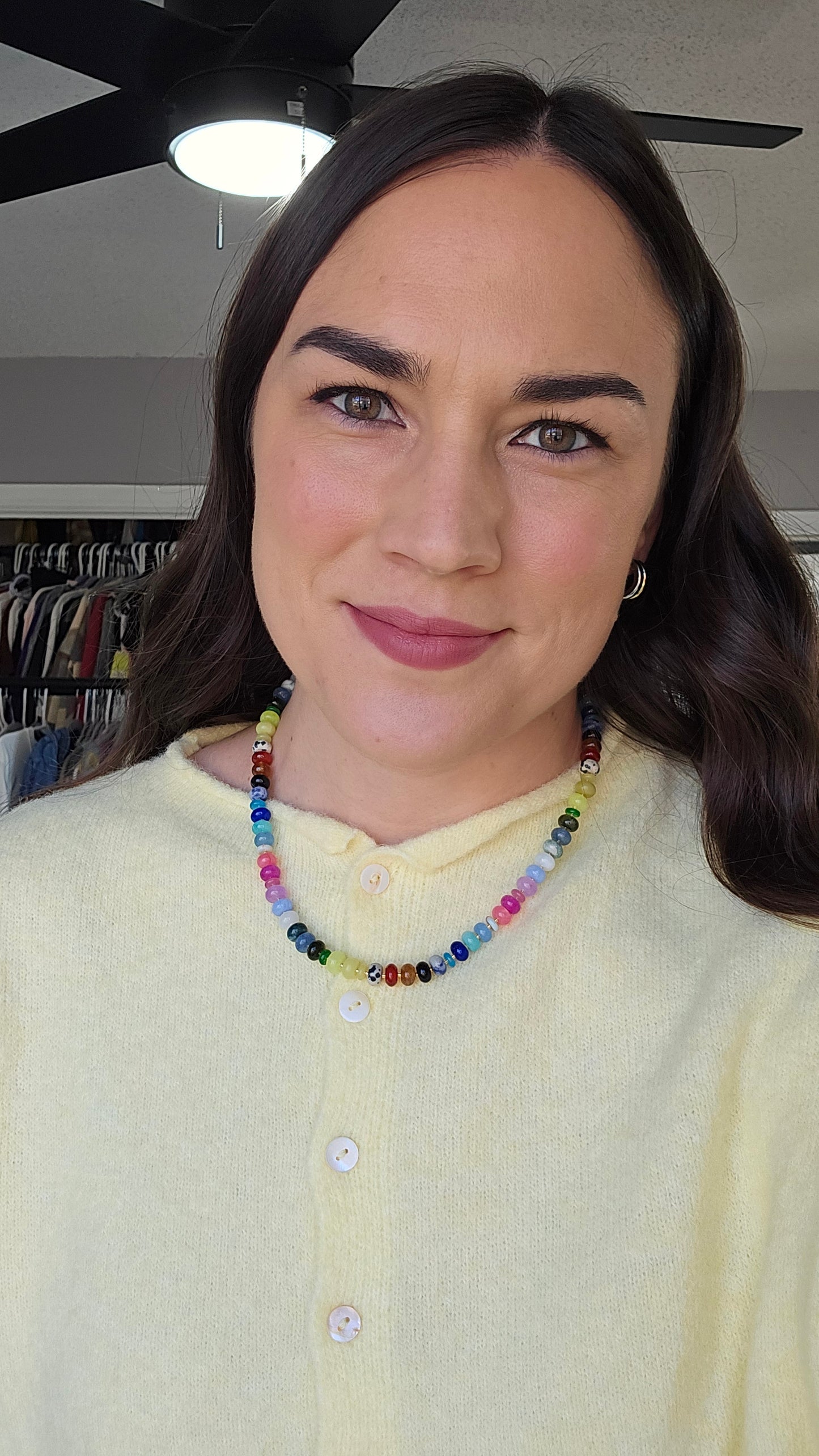 Shades of Fun Gemstone Necklace