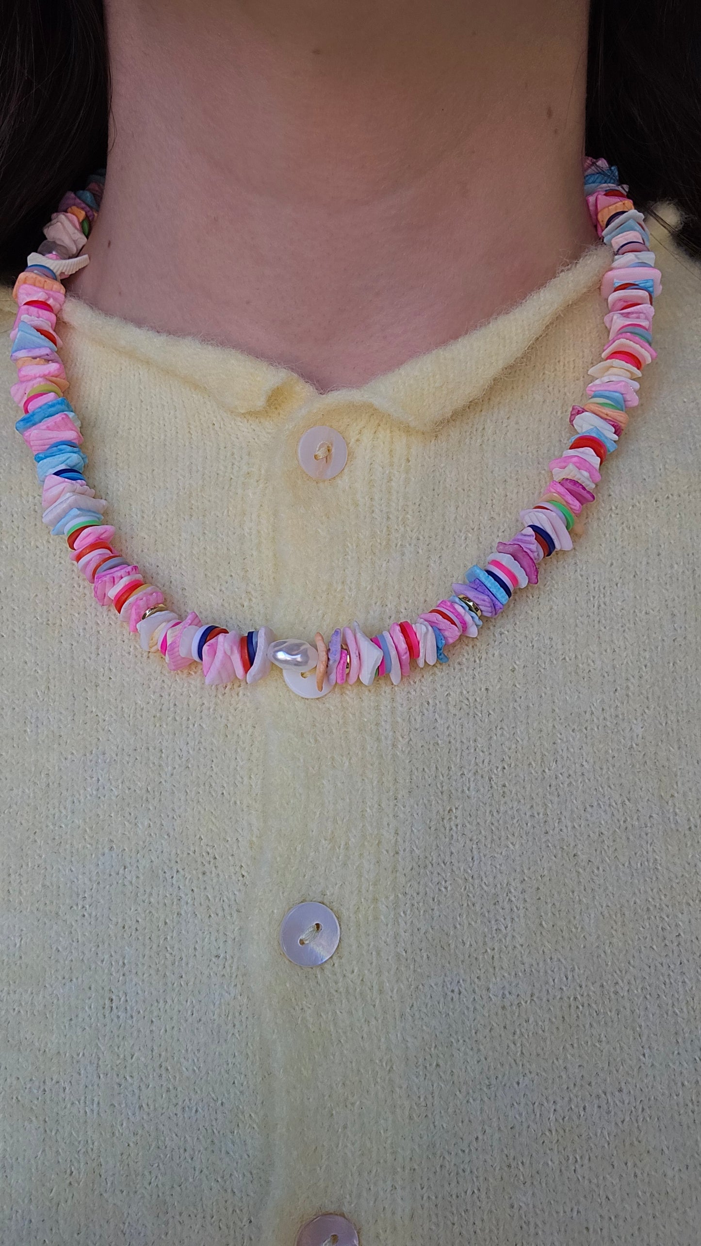 Pastel Party Gemstone Necklace