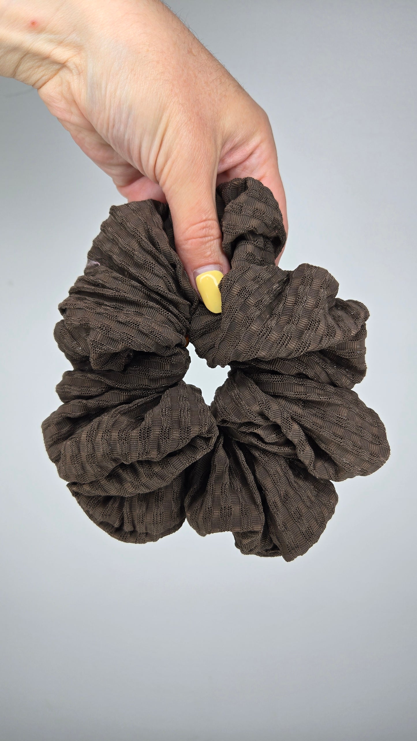 Espresso Jumbo Scrunchie