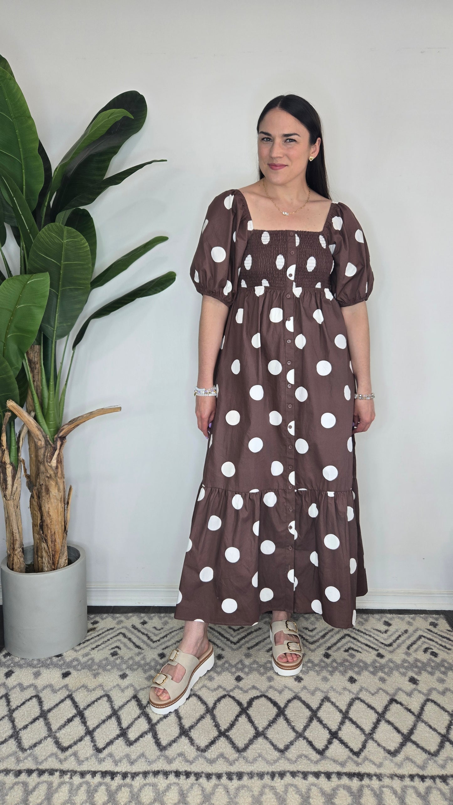 Cora Polka Dot Dress