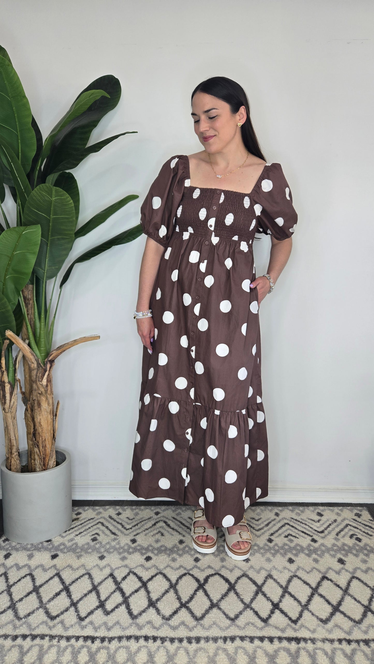 Cora Polka Dot Dress