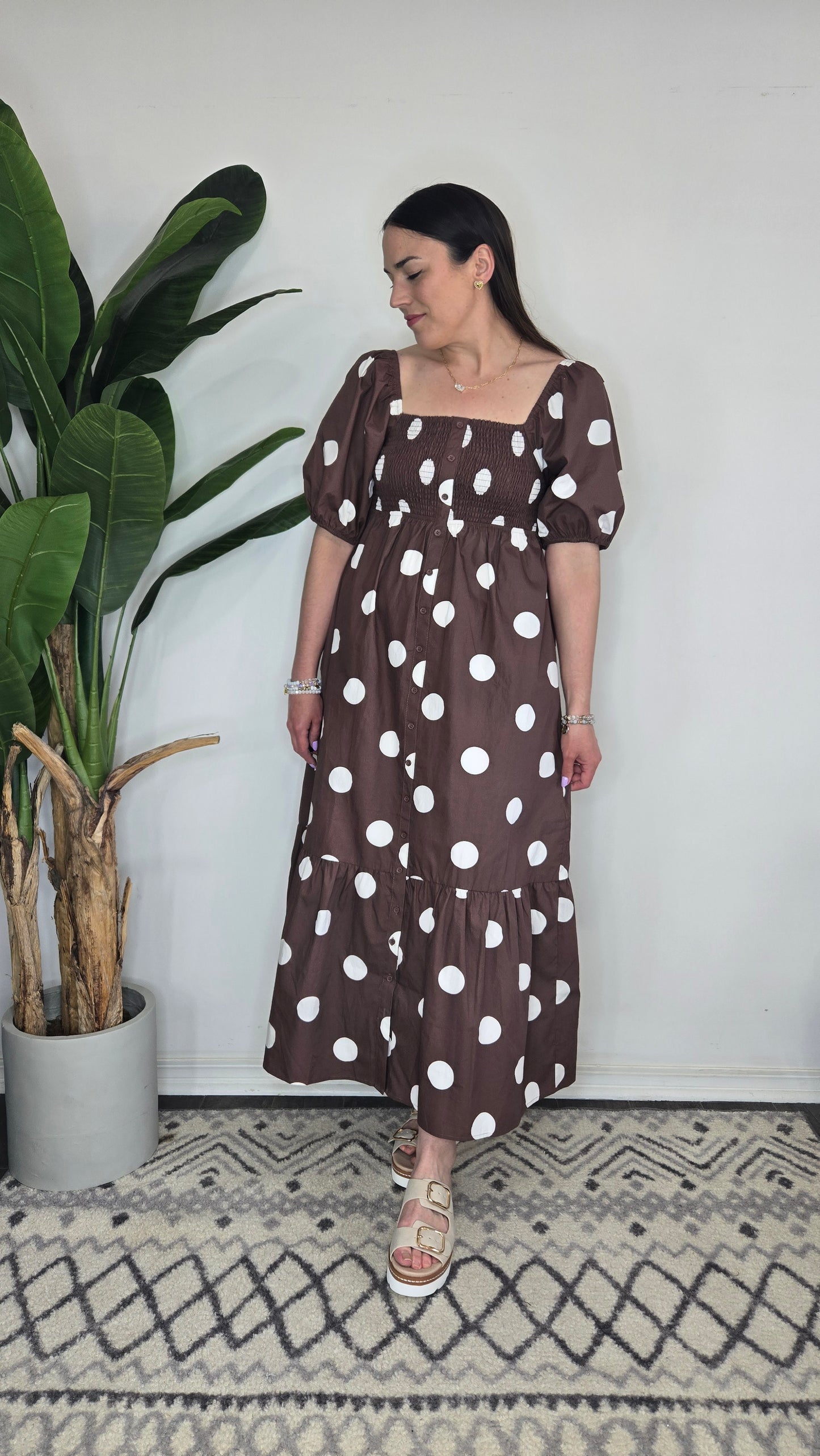 Cora Polka Dot Dress