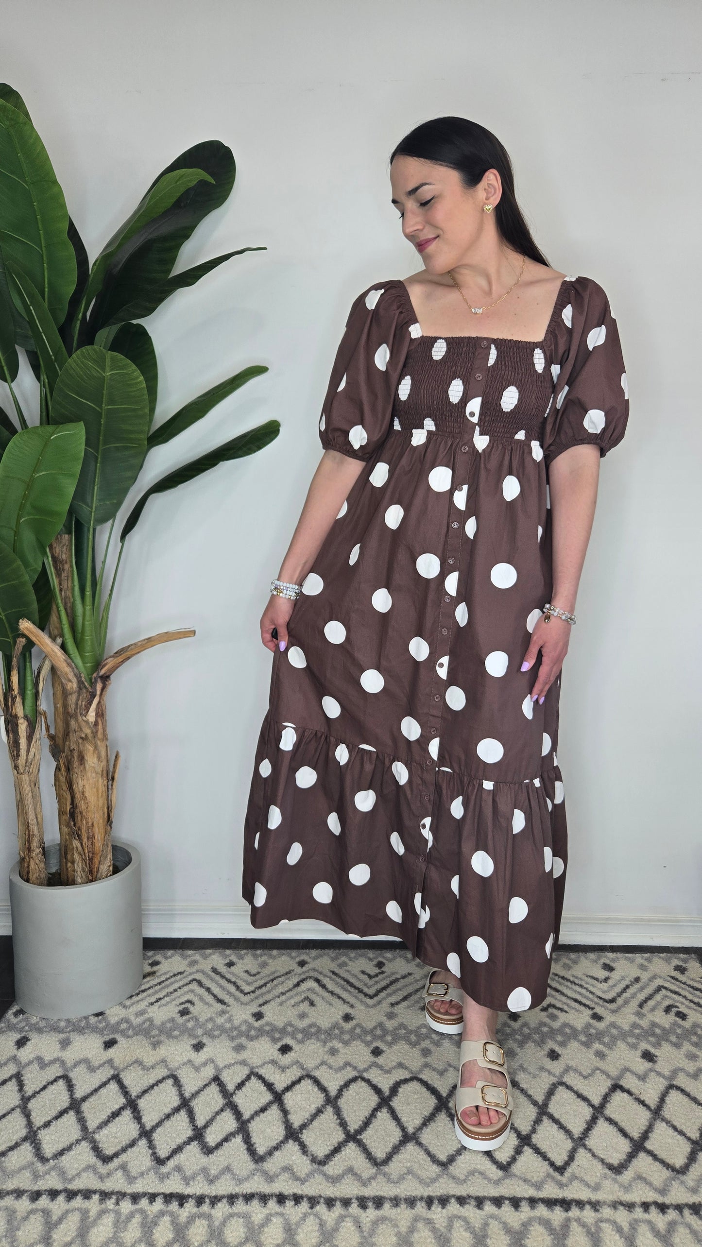 Cora Polka Dot Dress