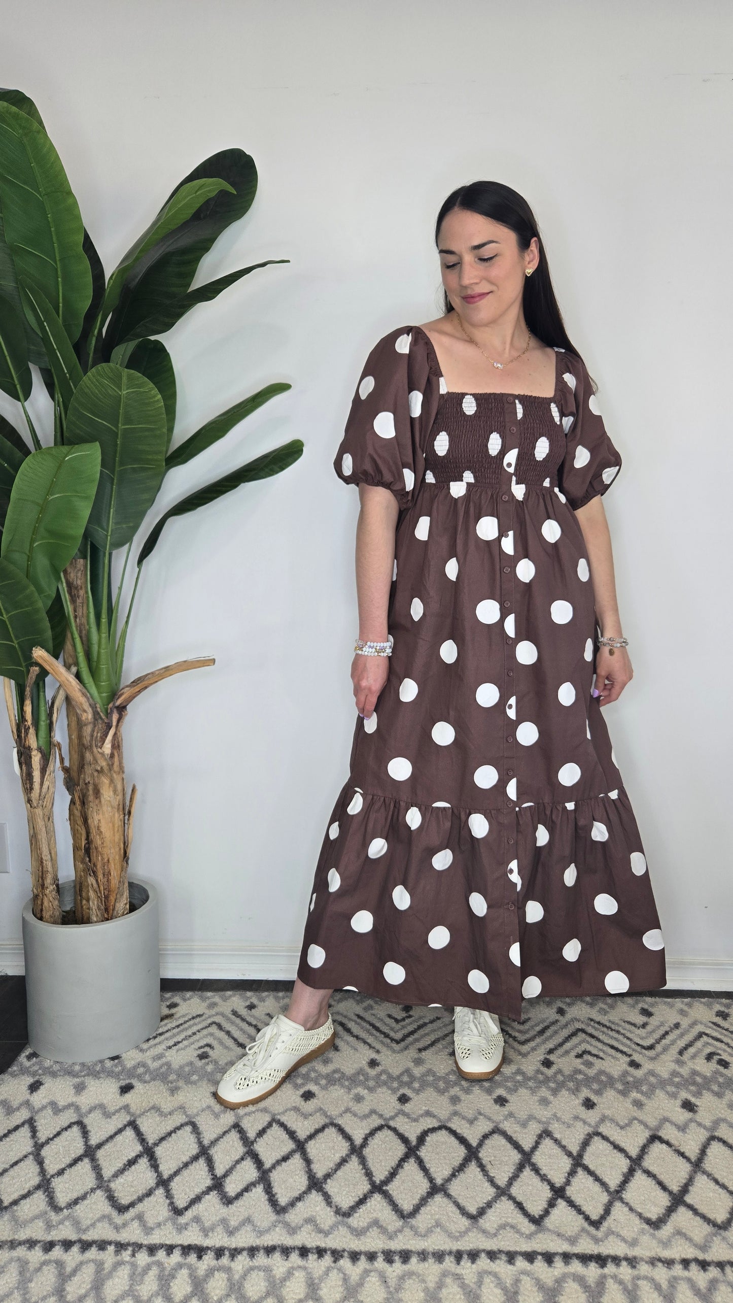 Cora Polka Dot Dress