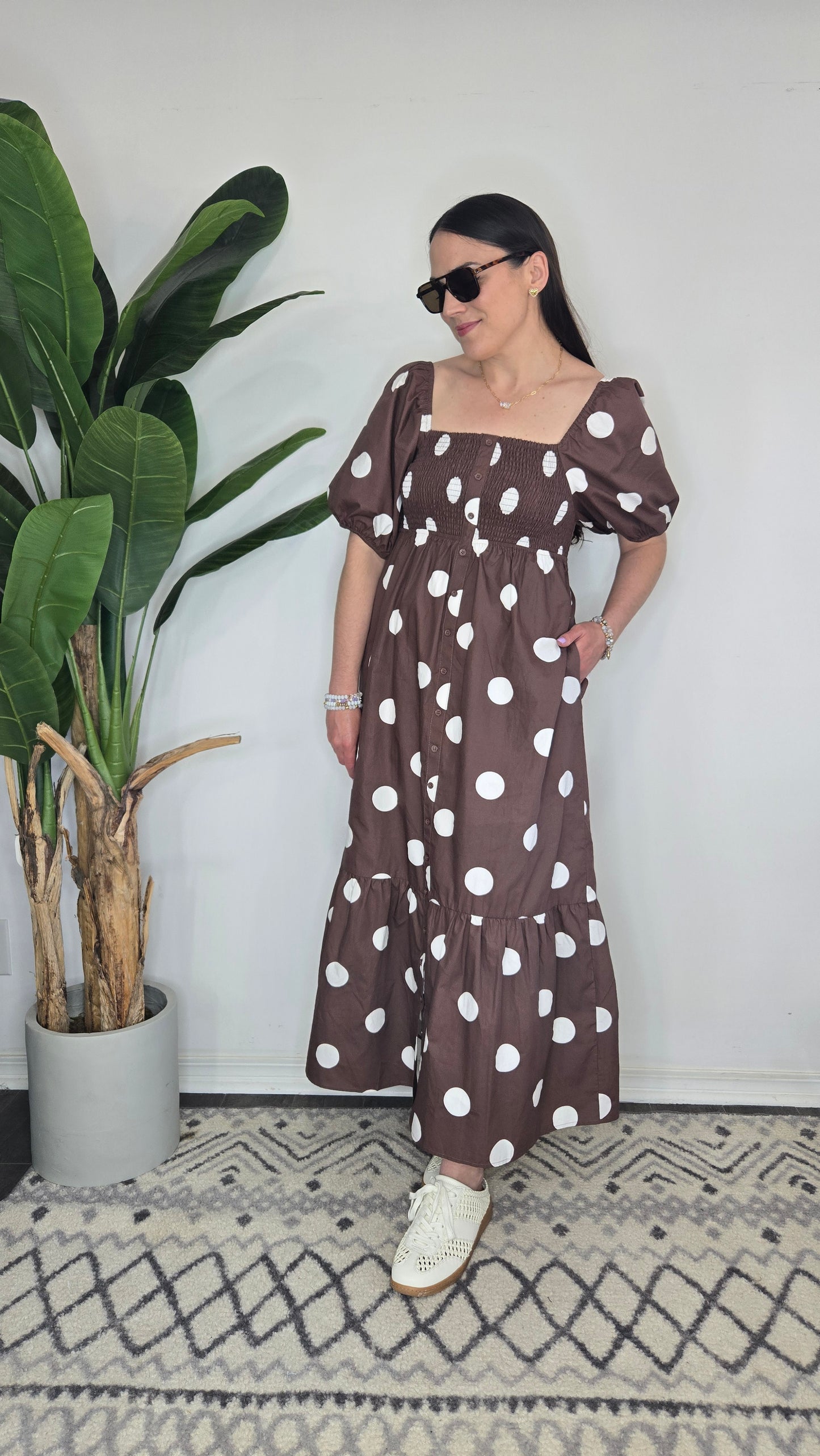 Cora Polka Dot Dress