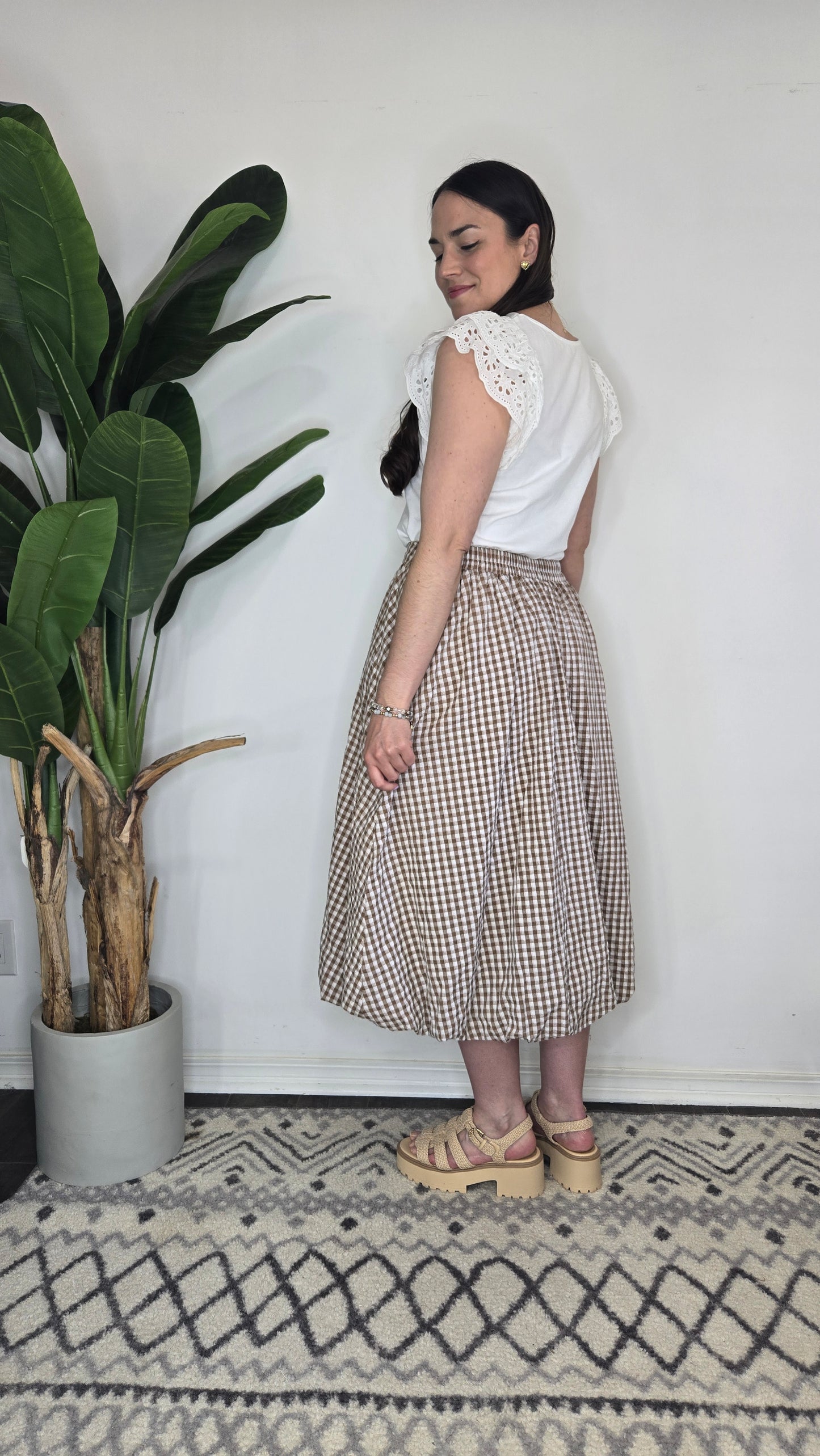 Sloane Gingham Skirt