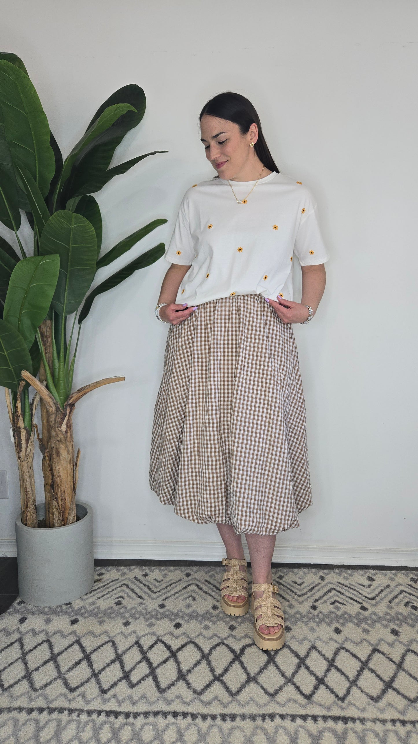 Sloane Gingham Skirt