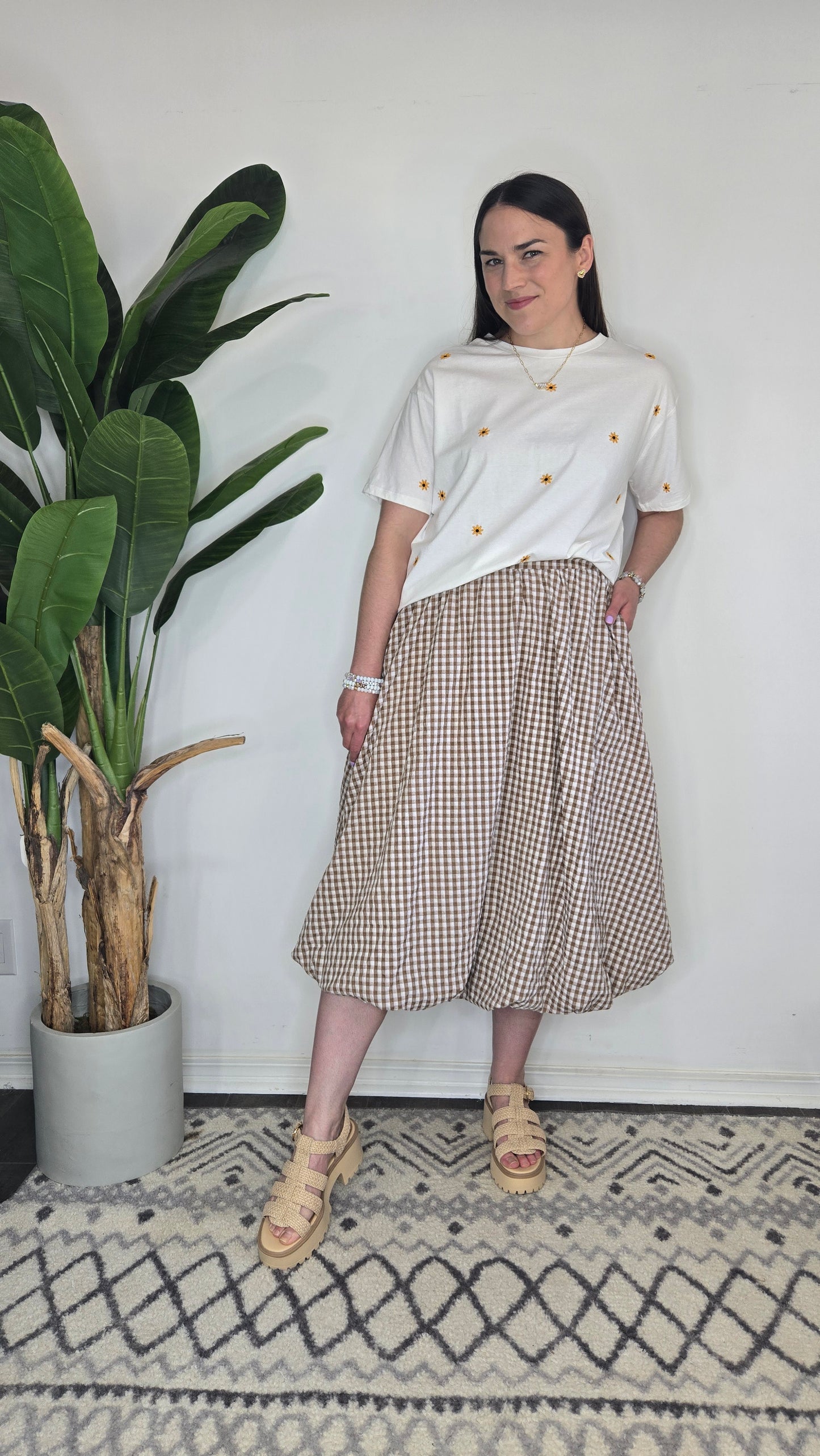 Sloane Gingham Skirt