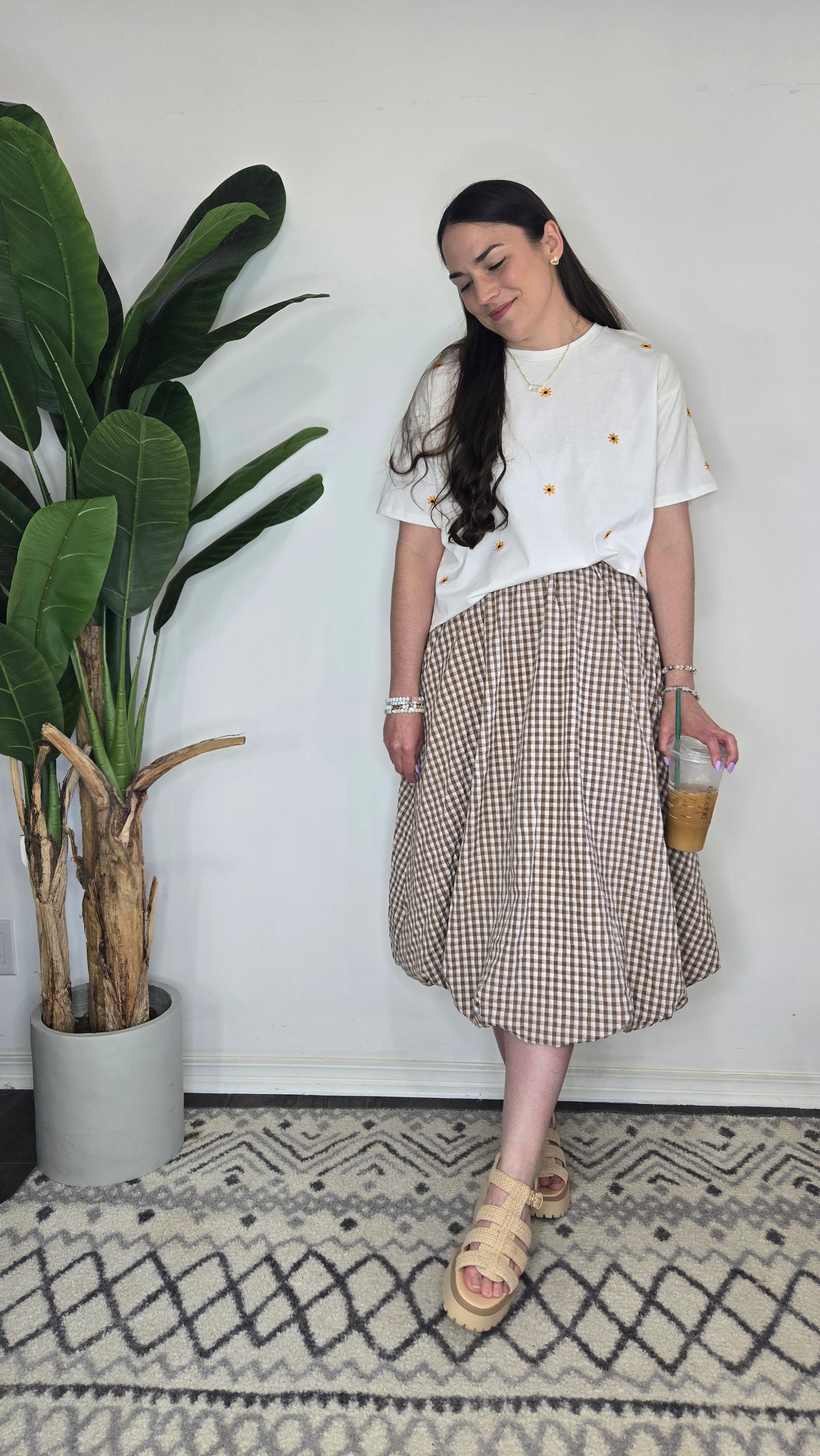 Sloane Gingham Skirt