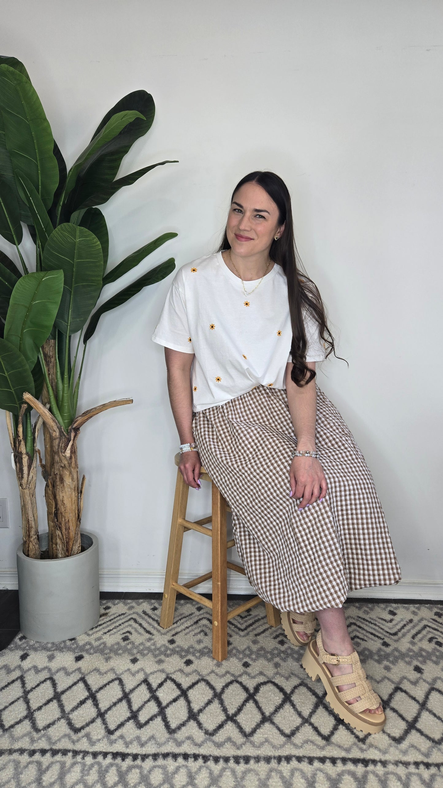 Sloane Gingham Skirt